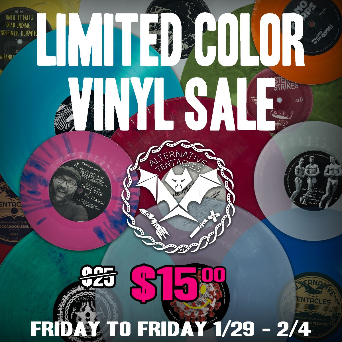 LIMITED COLOR VINYL SALE IN OUR WEBSTORE!