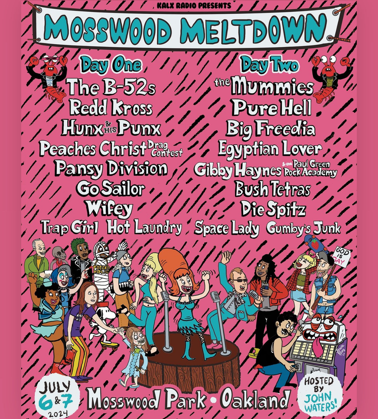 PANSY DIVISON TO PLAY MOSSWOOD MELTDOWN
