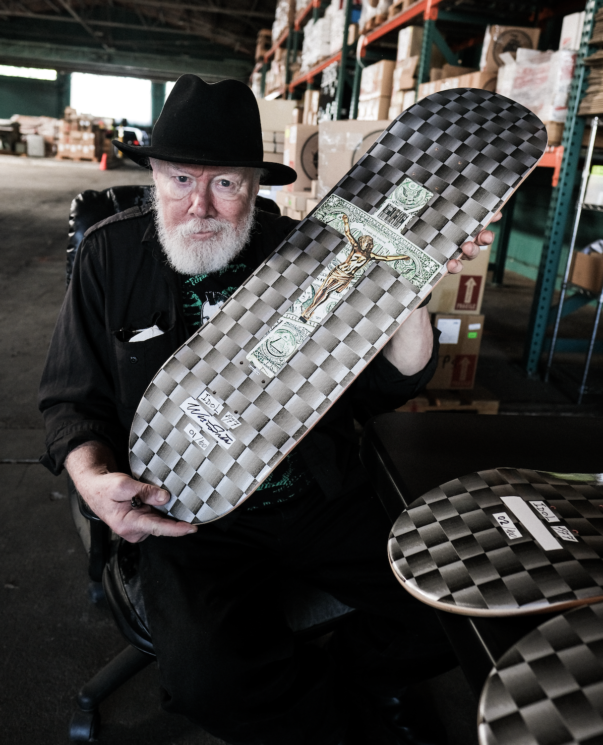 NOW AVAILABLE: LIMITED EDTION WINSTON SMITH "IDOL" SKATE DECK