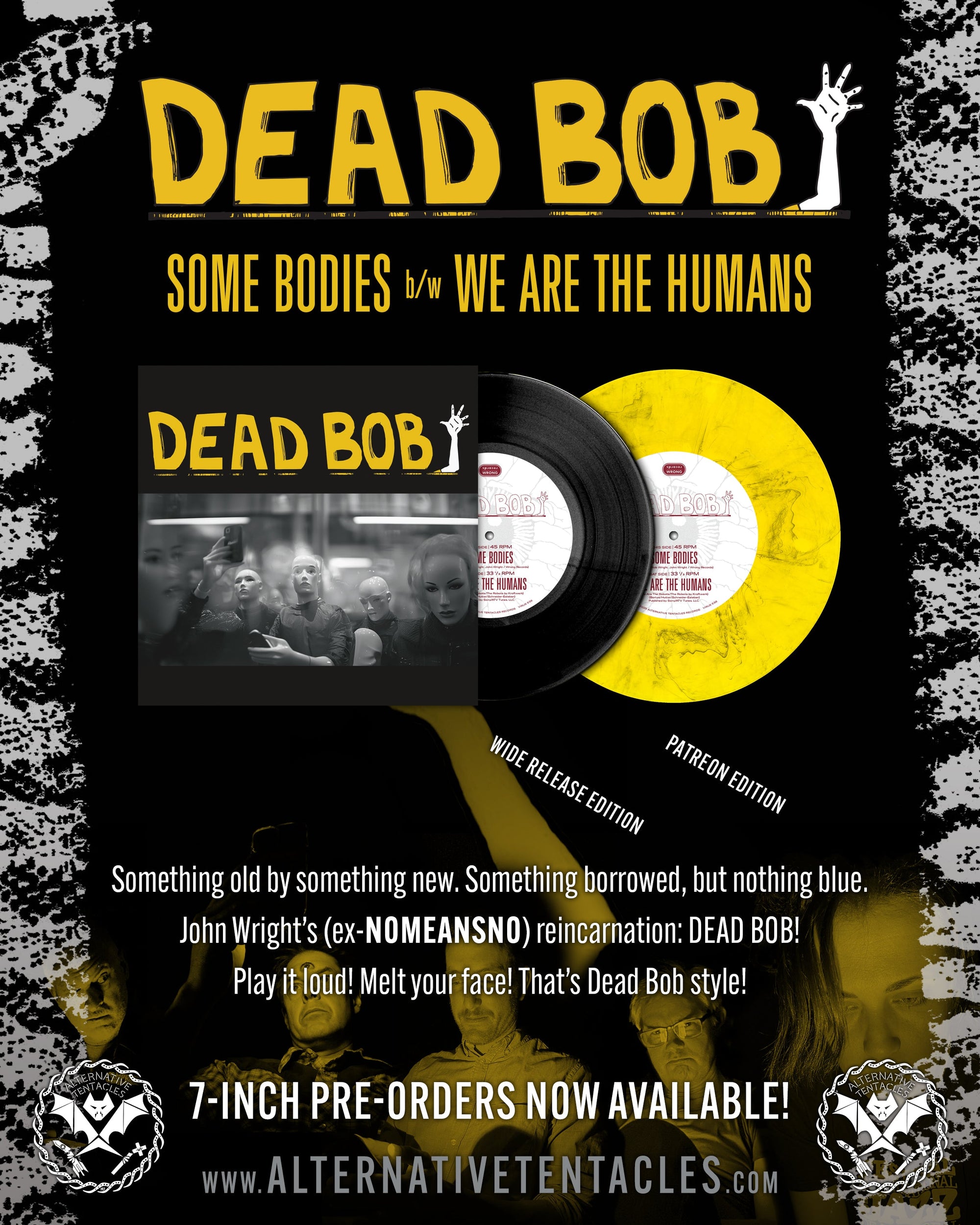 PRE-ORDER: DEAD BOB "SOME BODIES/WE ARE THE HUMANS"