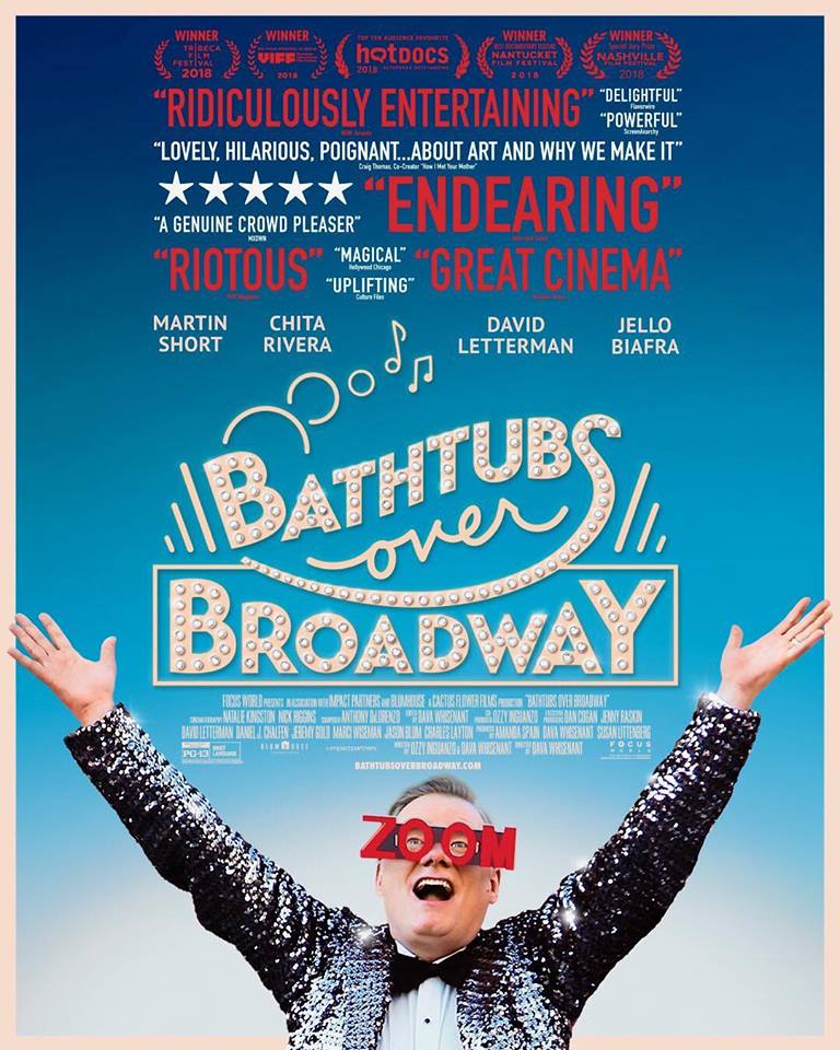 BATHTUBS OVER BROADWAY SCREENING NOW