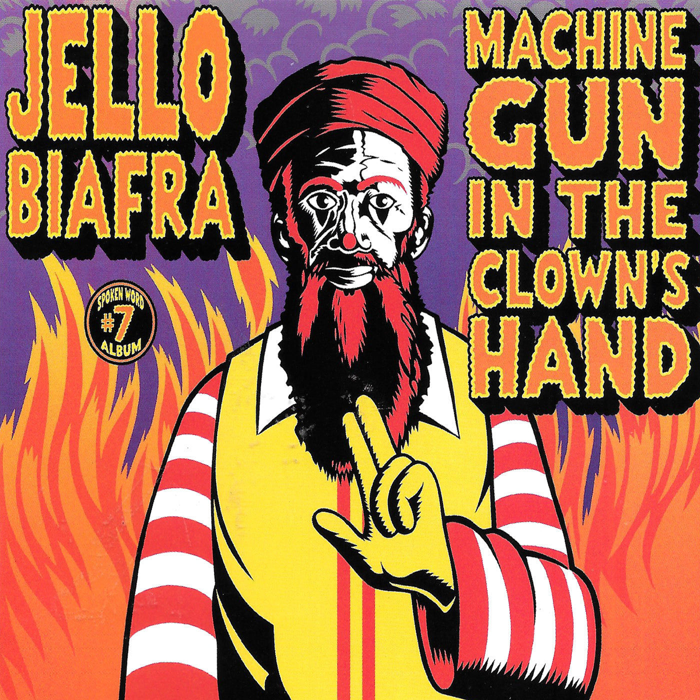 JELLO BIAFRA: "Machine Gun In The Clown's Hand" LP BACK IN STOCK!