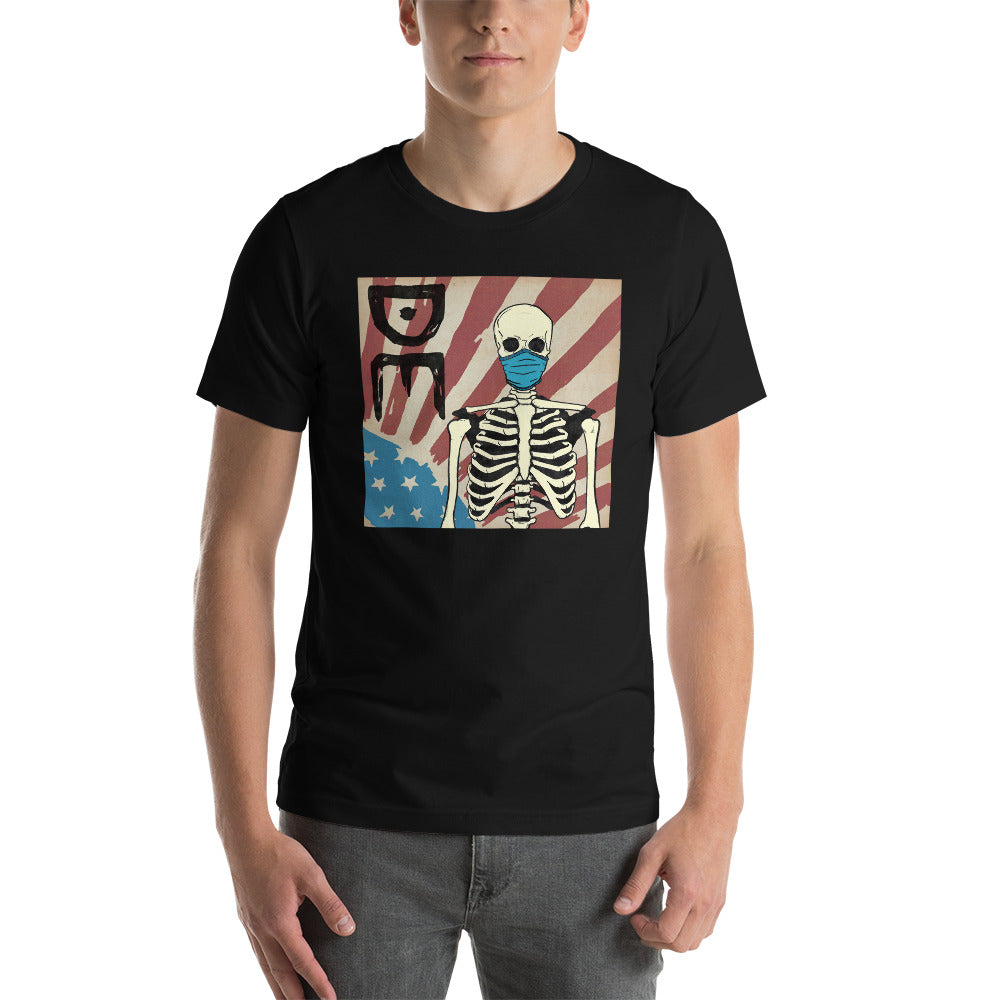 Dead Ending "American Virus" Unisex Black T-Shirt