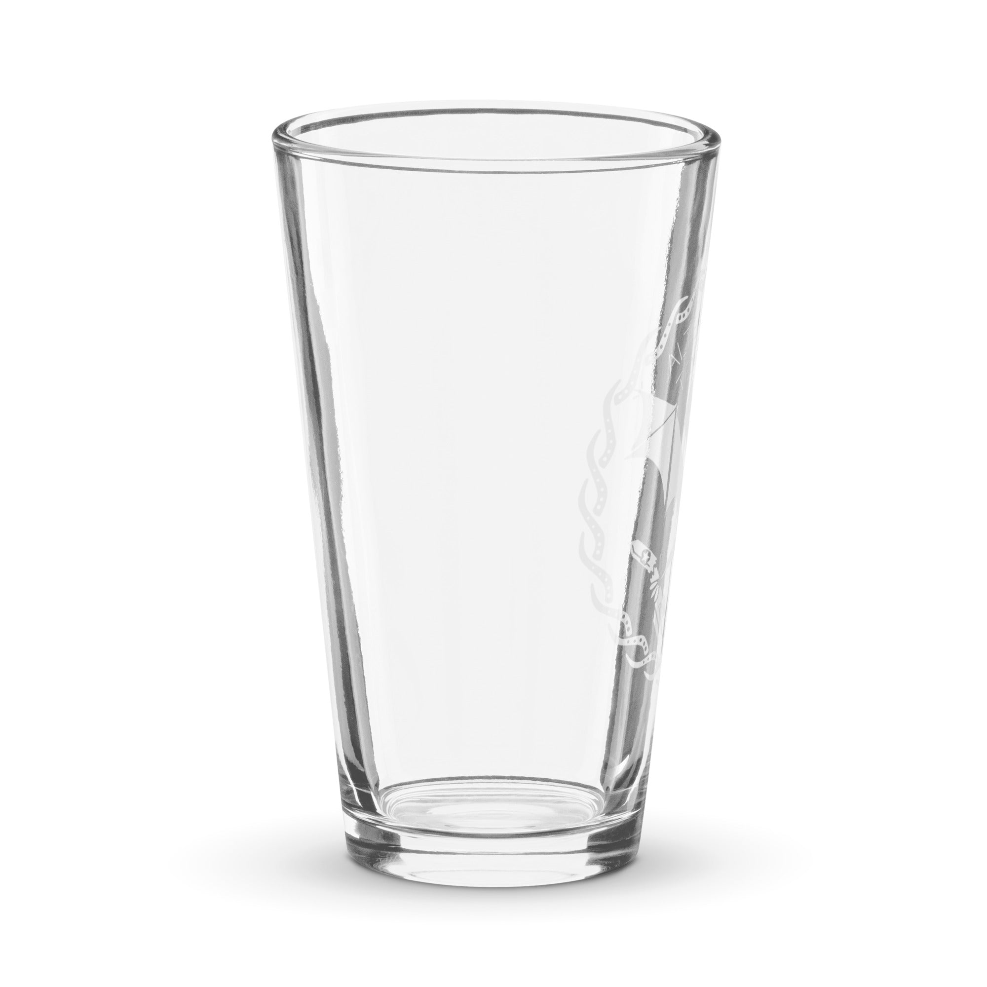 A.T. BAT LOGO PINT GLASS