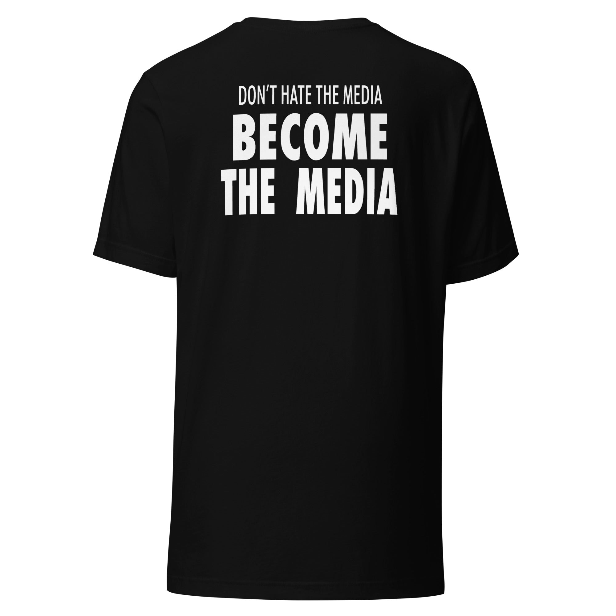 JELLO BIAFRA "Become The Media" Unisex Black T-Shirt