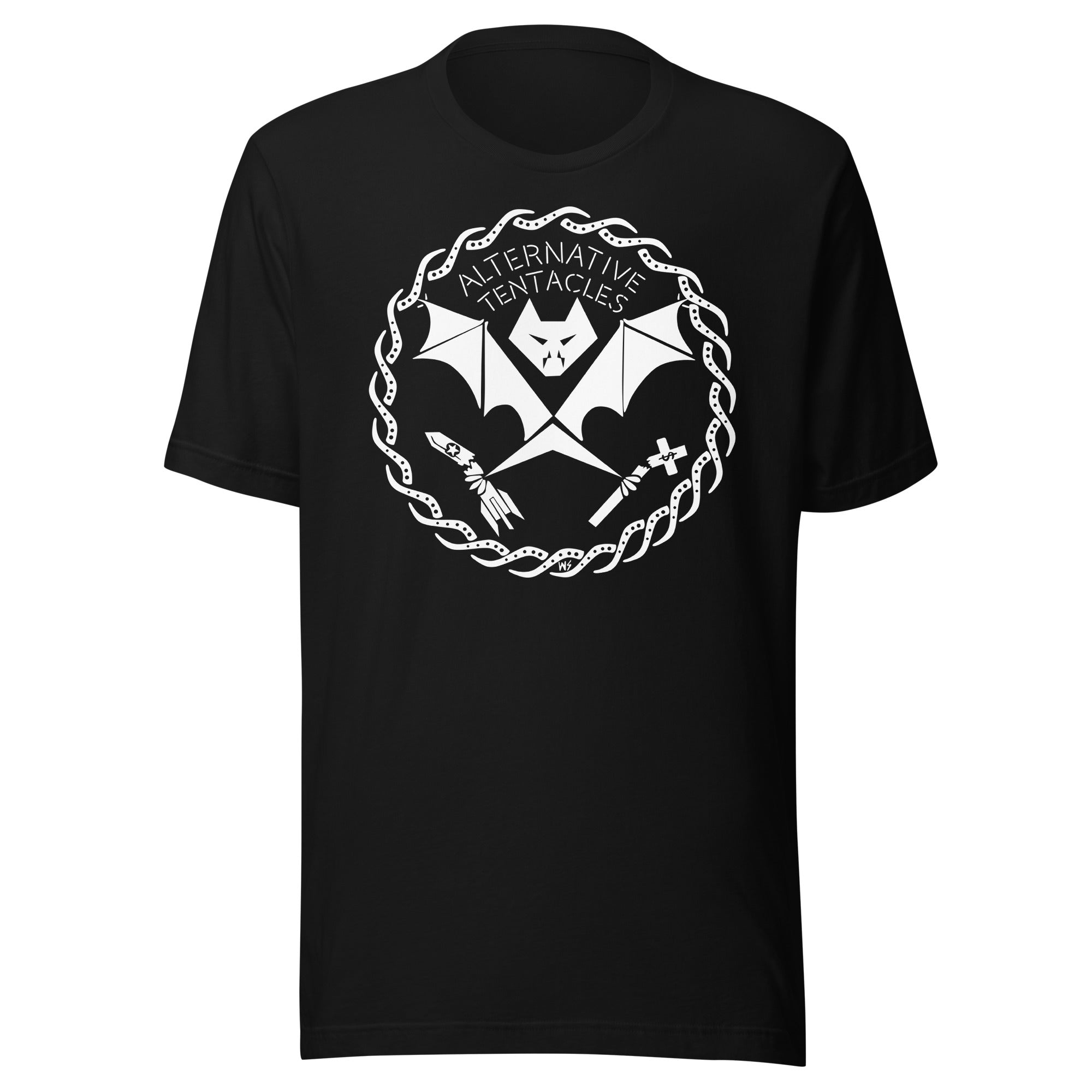 Classic "A.T. Bat Logo" Unisex Black T-shirt