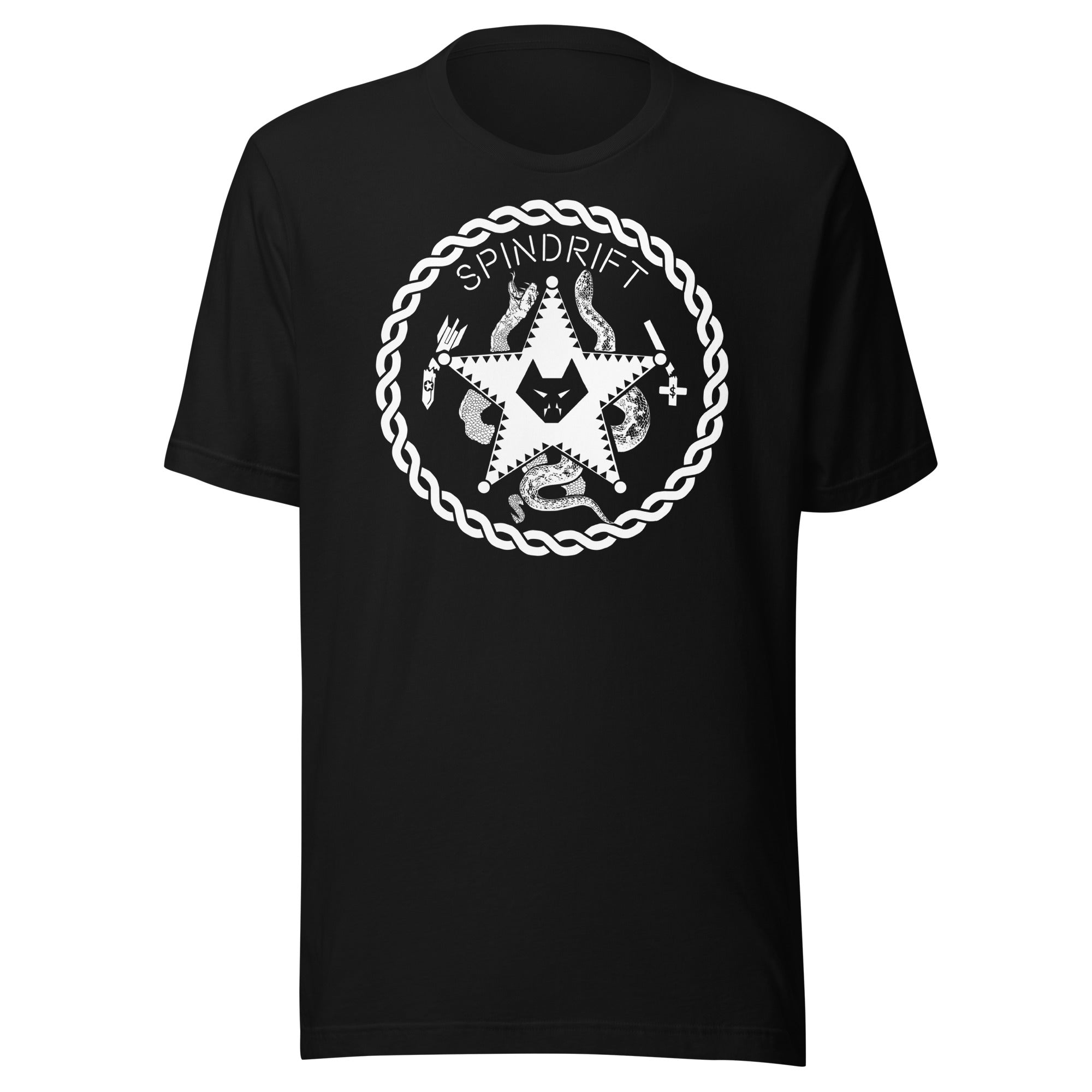 "Spindrift - AT Bat" Unisex Black T-shirt