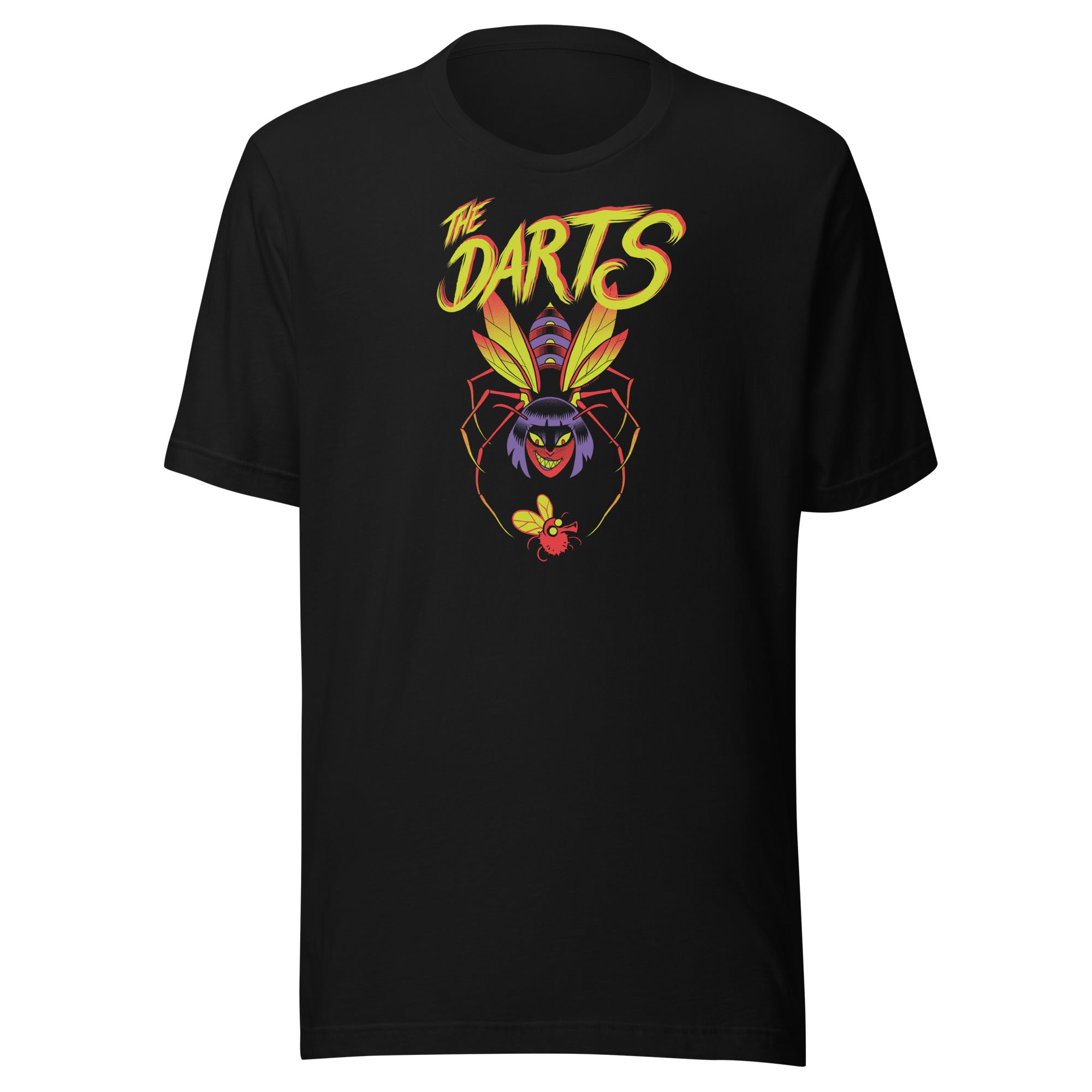THE DARTS "Bee" Unisex Black T-shirt