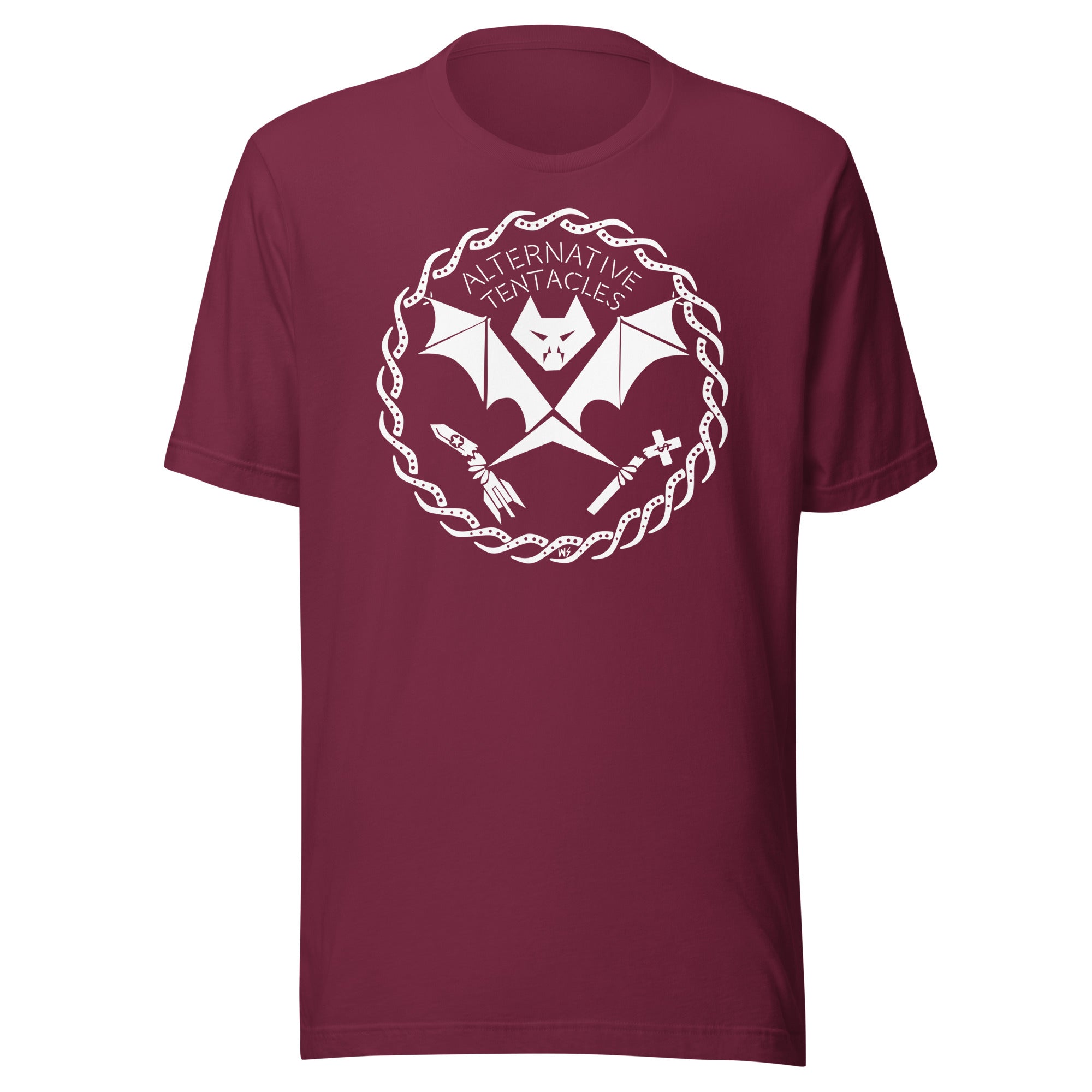 Classic "A.T. Bat Logo" Unisex Maroon T-shirt