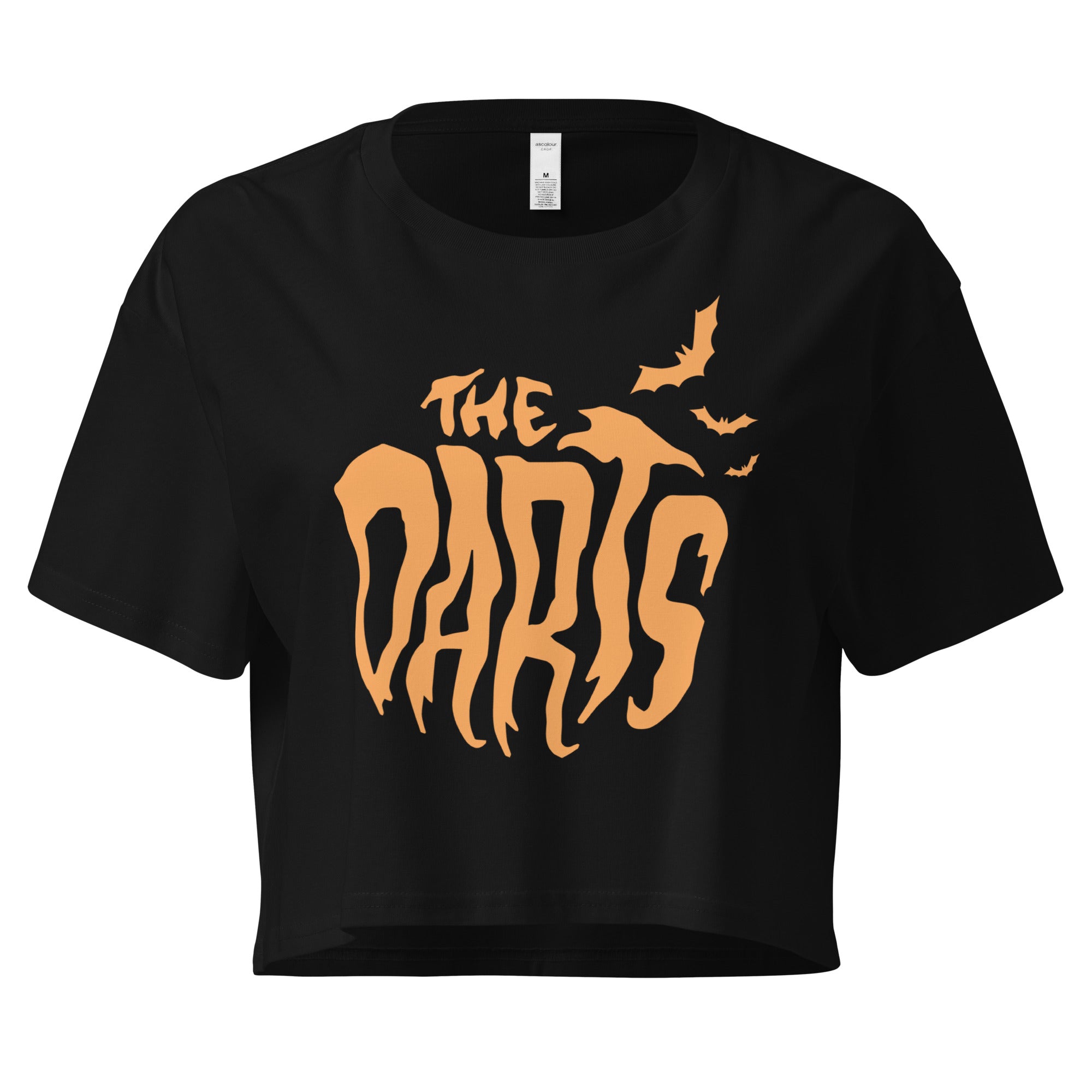 THE DARTS "Orange Bat" Crop Top