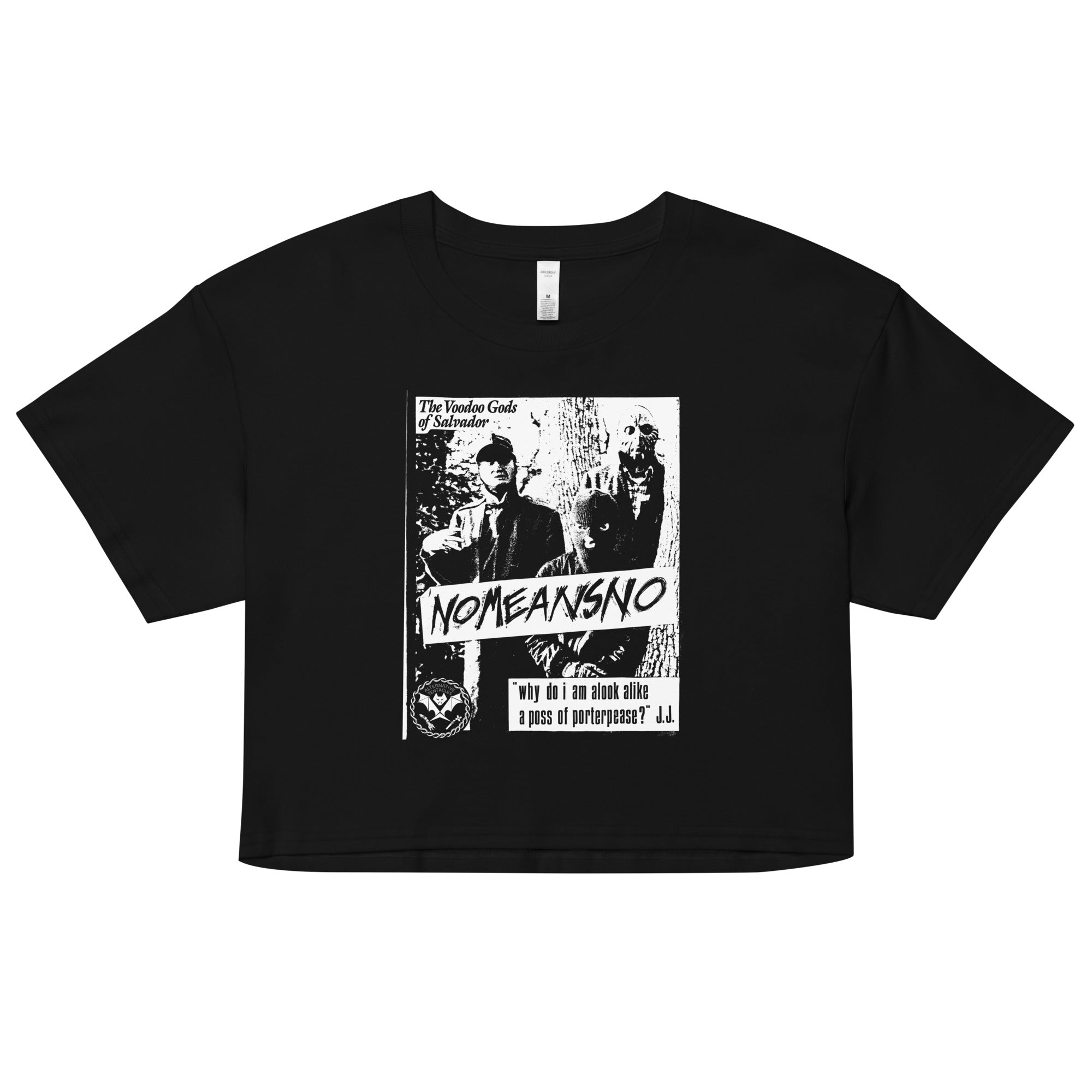 Nomeansno "Voodoo Gods" Black Crop Top