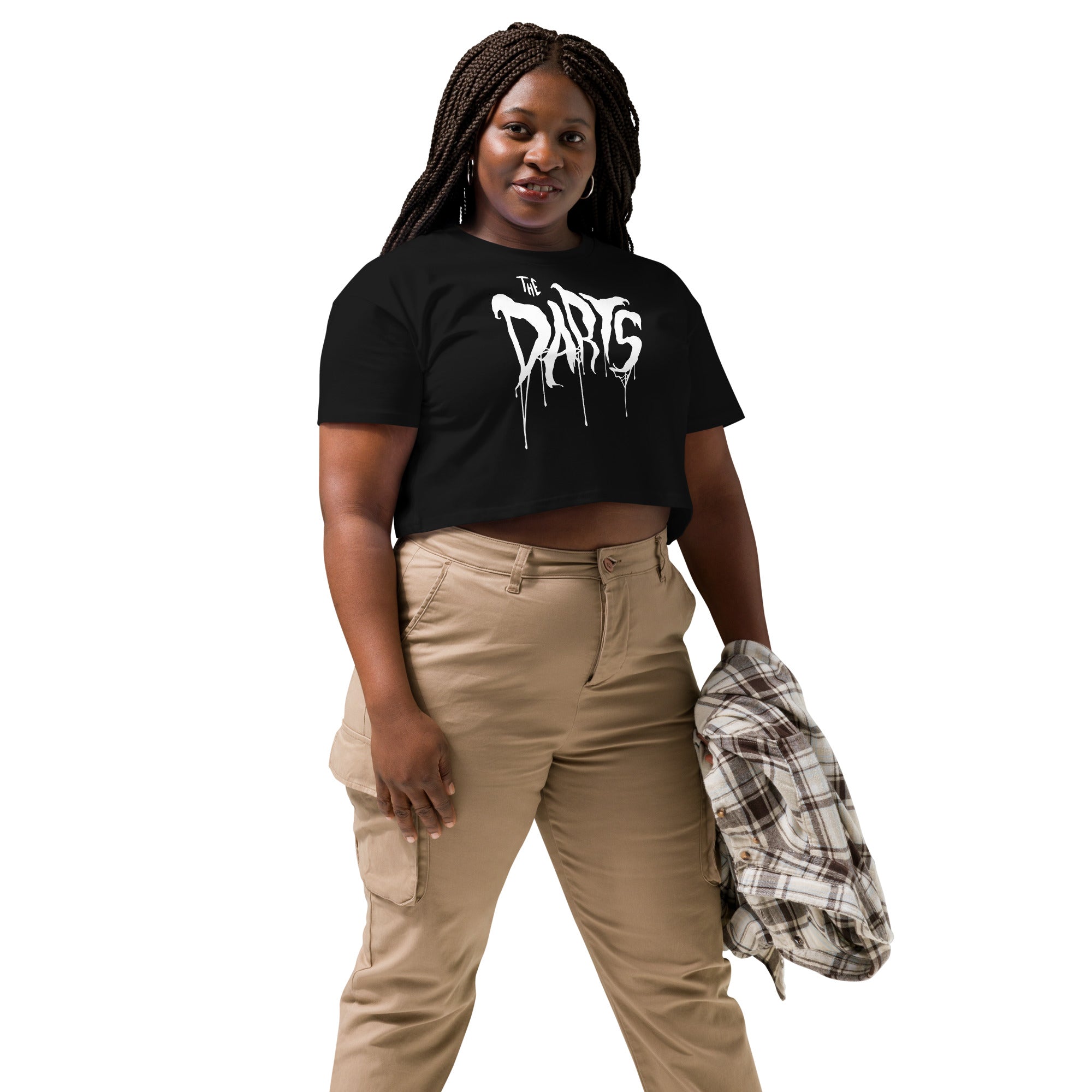 THE DARTS "SPIDER WEB" CROP TOP