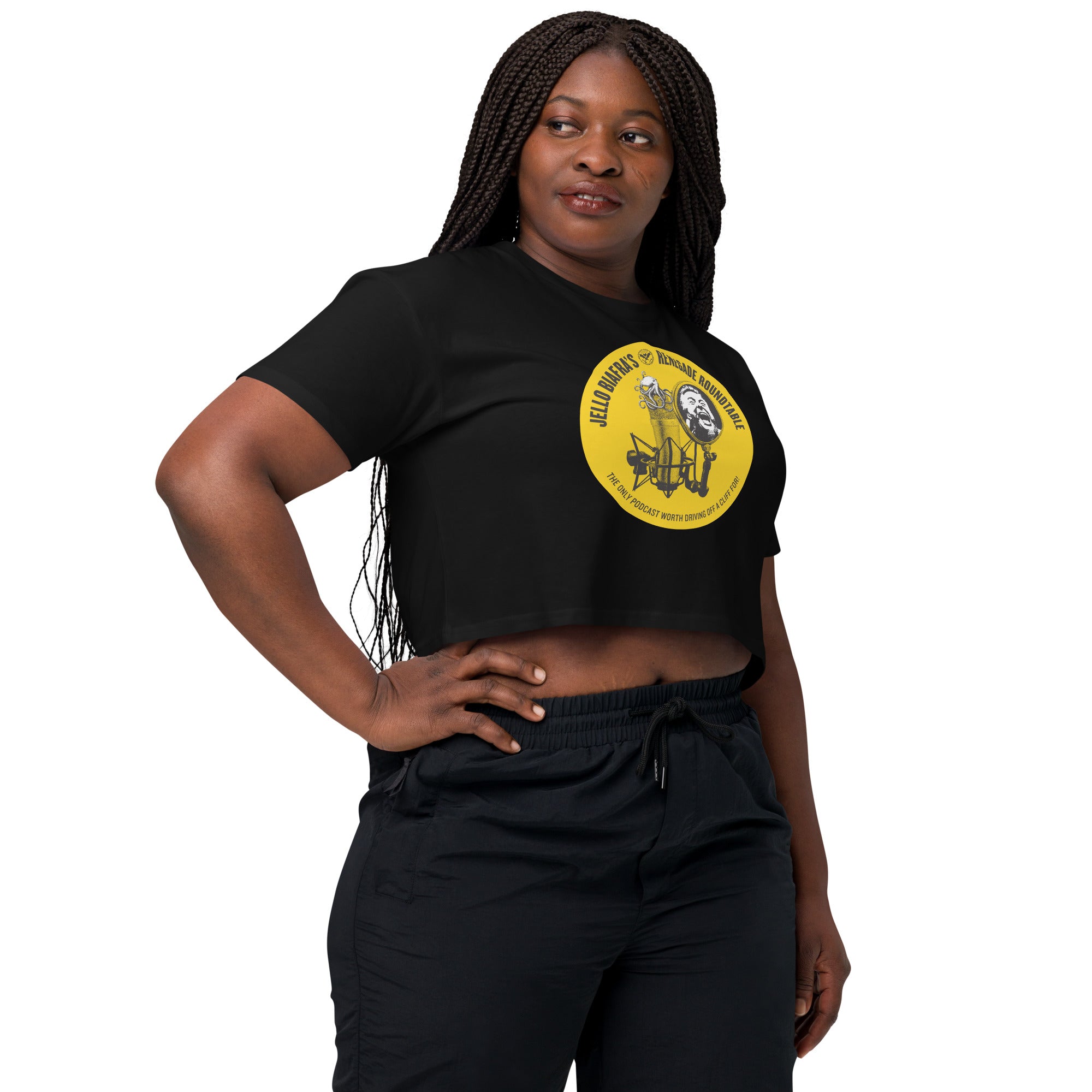 JELLO BIAFRA'S RENEGADE ROUNDTABLE CROP TOP