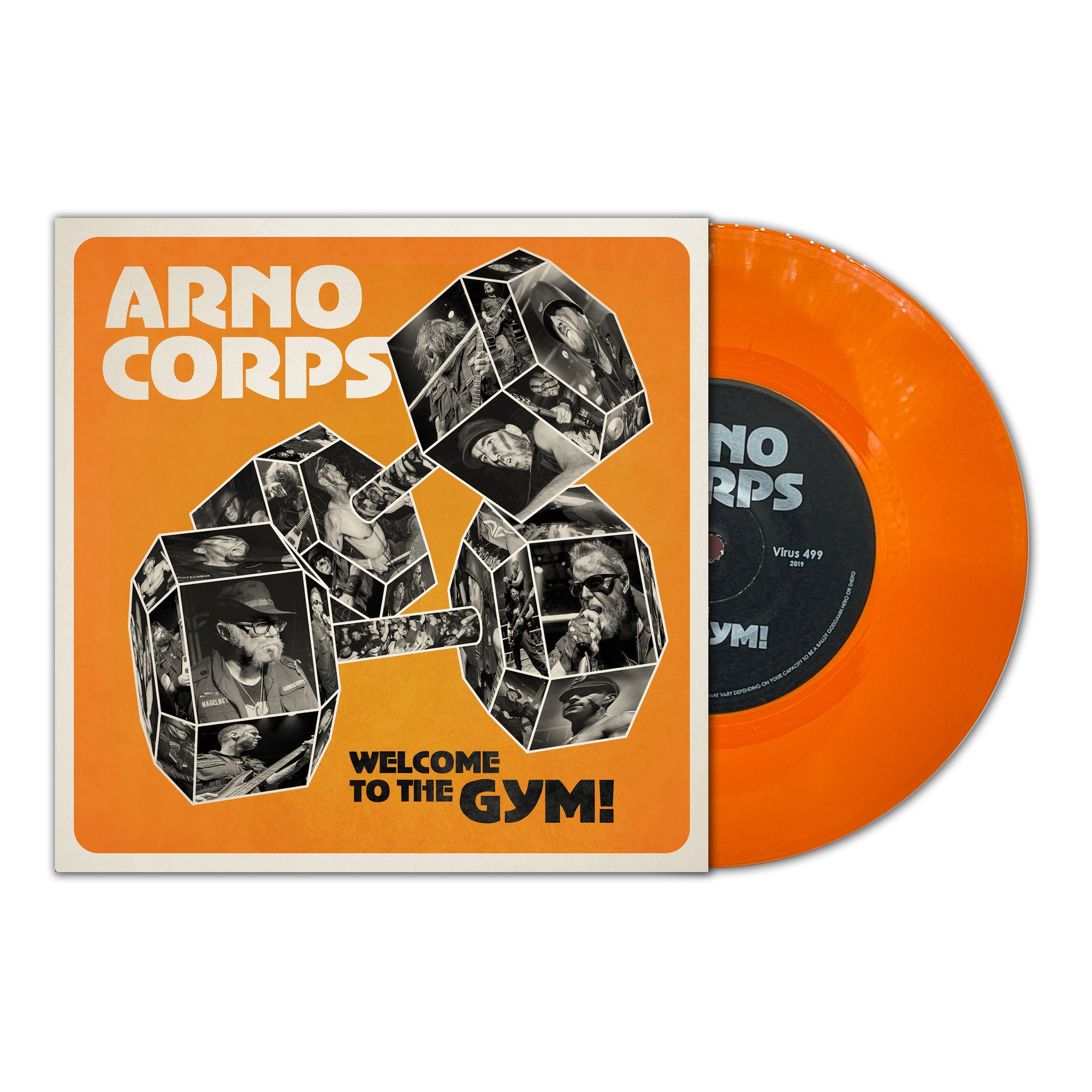 Virus 499 Cover-Vinyl Orange