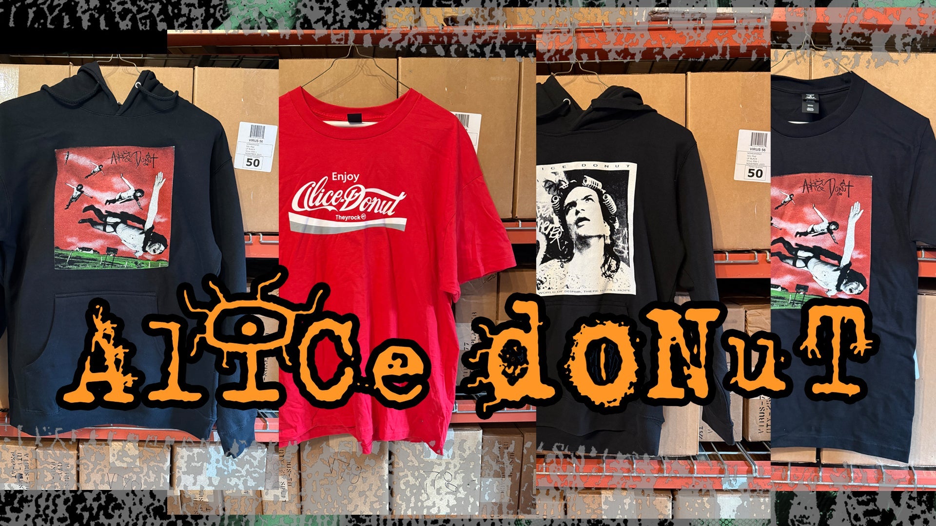 Alice Donut Live Show Merch Leftovers Available Now!