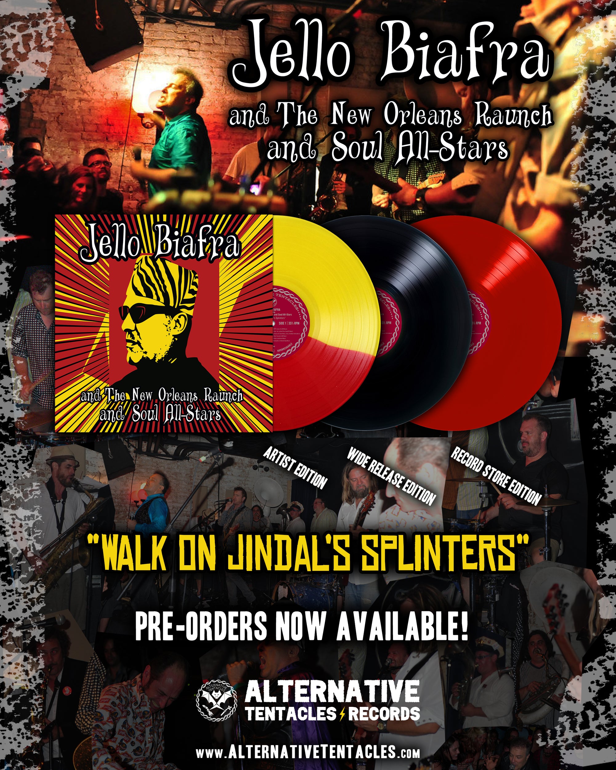 PRE-ORDER LIMITED EDITON COPIES OF "WALK ON JINDAL'S SPLINTERS"