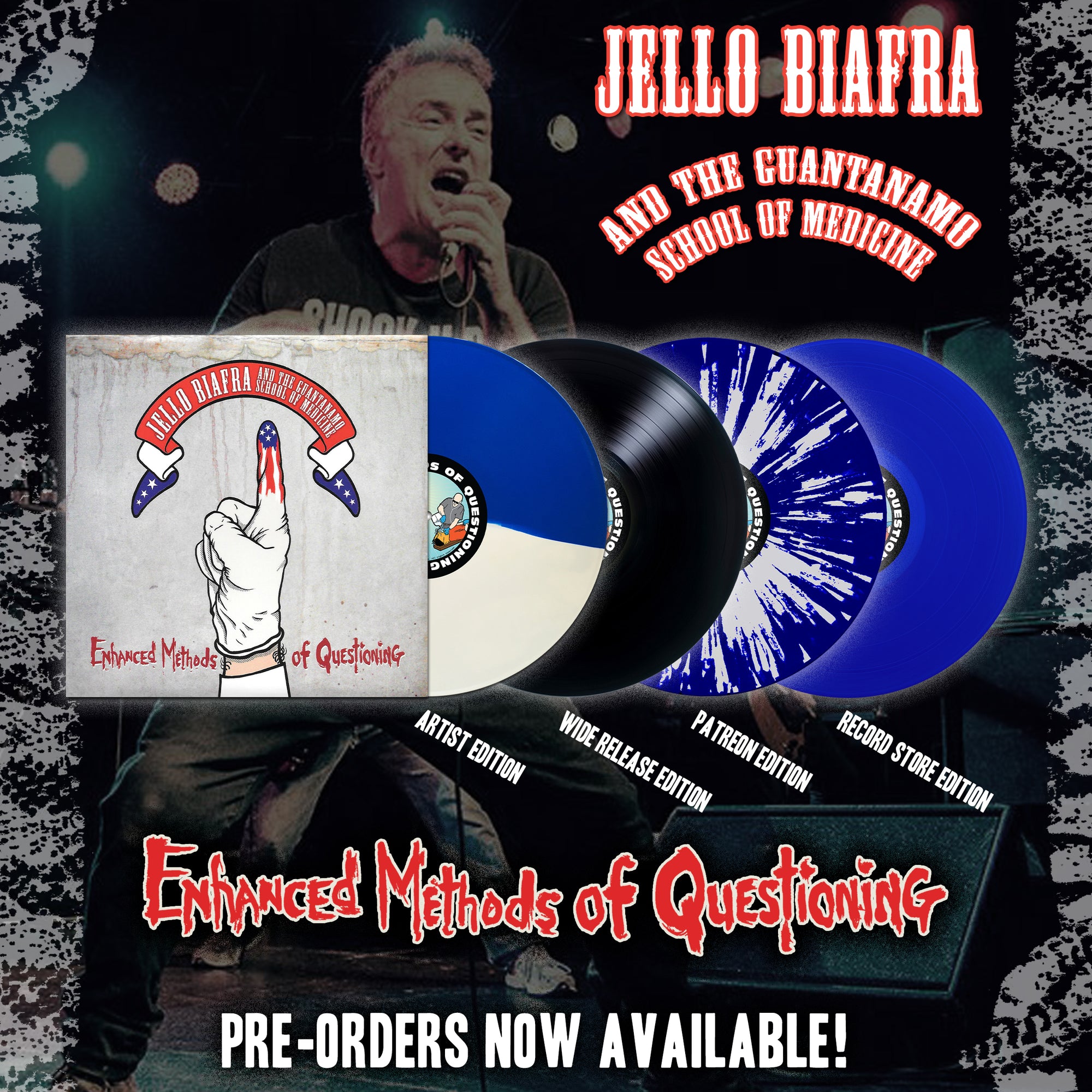 PRE-ORDER "ENHANCED METHODS OF QUESTIONING" AND "WILL THE FETUS BE ABORTED" 7"