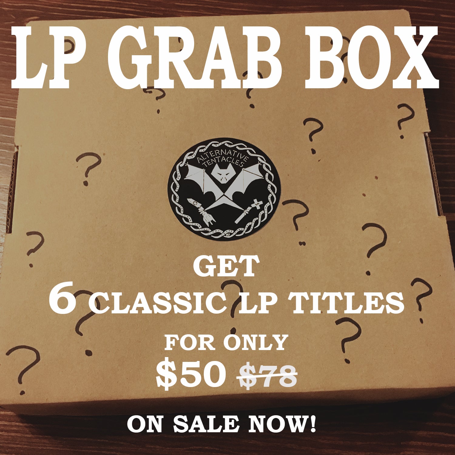 Prepper Grab Box THE LP GRAB BOX SALE! – AlternativeTentacles