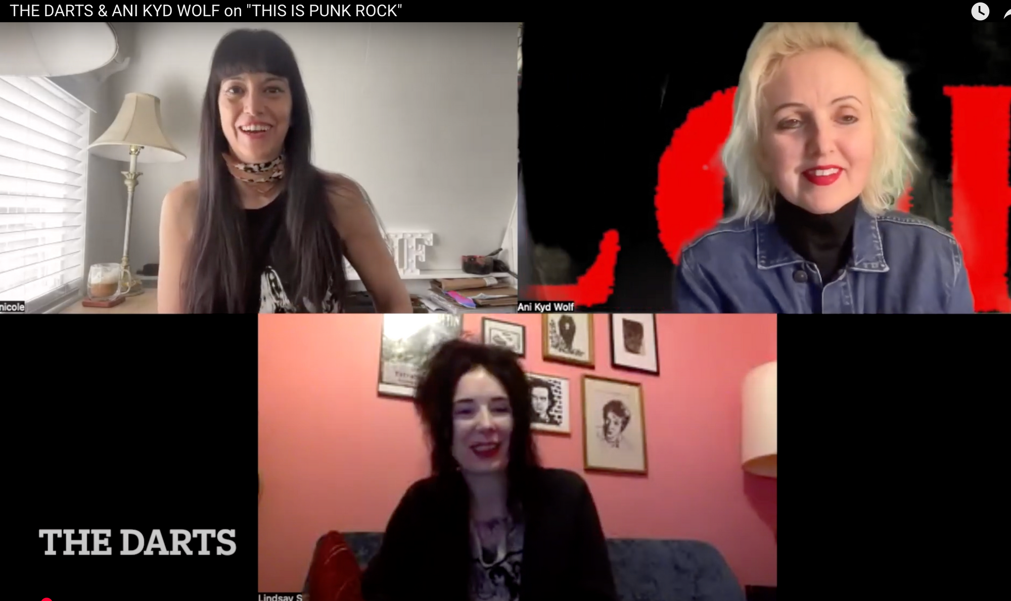 ANI KYD WOLF INTERVIEWS THE DARTS FOR PUNK GLOBE MAGAZINE