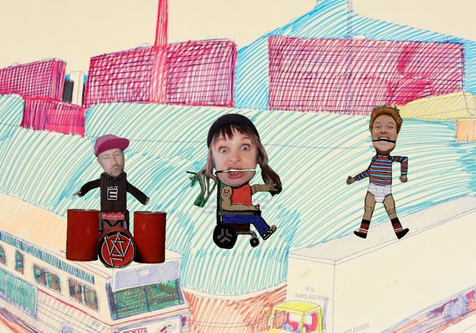 NEW VIDEO: Wheelchair Sports Camp "Make It Make Sense" Featuring Jello Biafra & Radio Pete