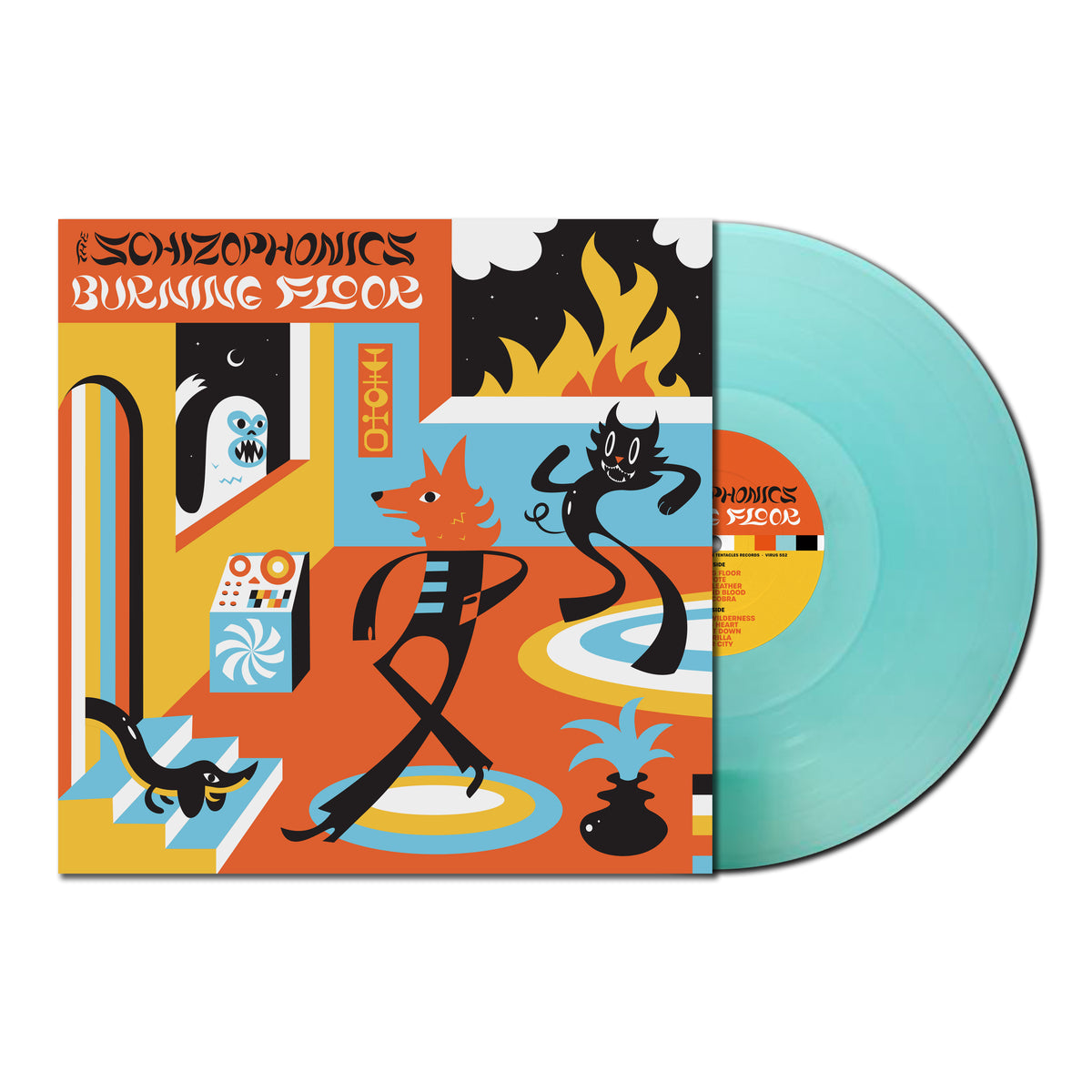 v552 - The Schizophonics - "Burning Floor"