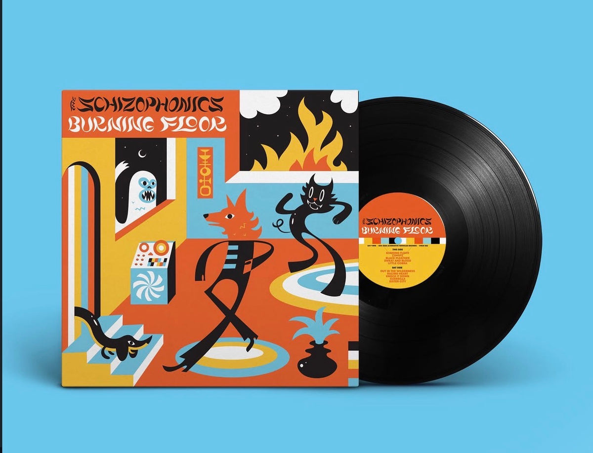 v552 - The Schizophonics - "Burning Floor"