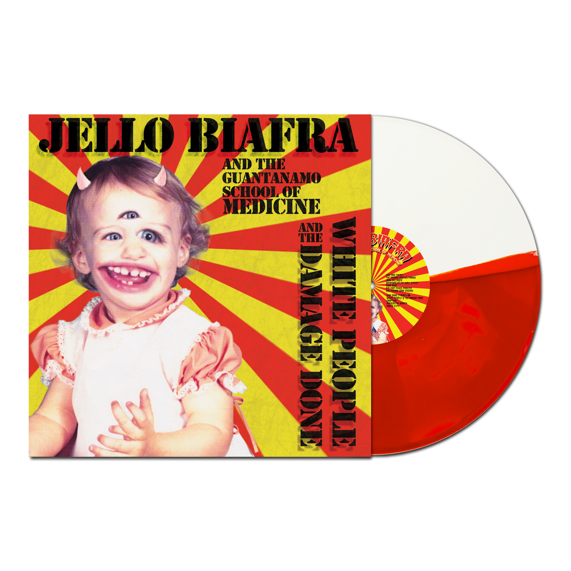 v450 - Jello Biafra And The Guantanamo School Of Medicine - "White People And The Damage Done" - Pre-Order