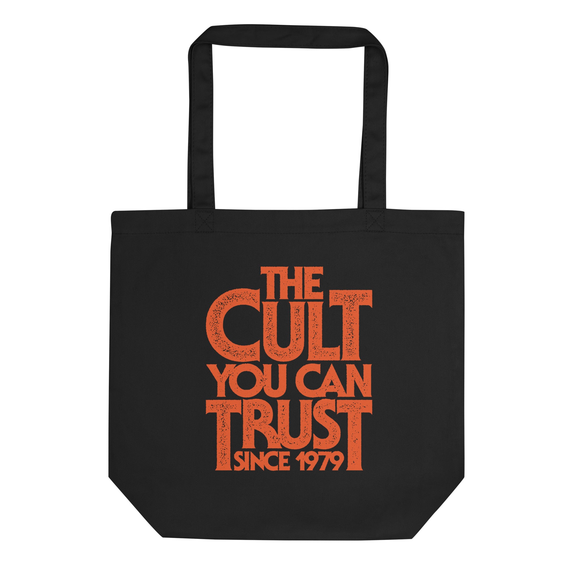 Orange Bat Logo - "The Cult You Can Trust Sine 1979" Tote Bag