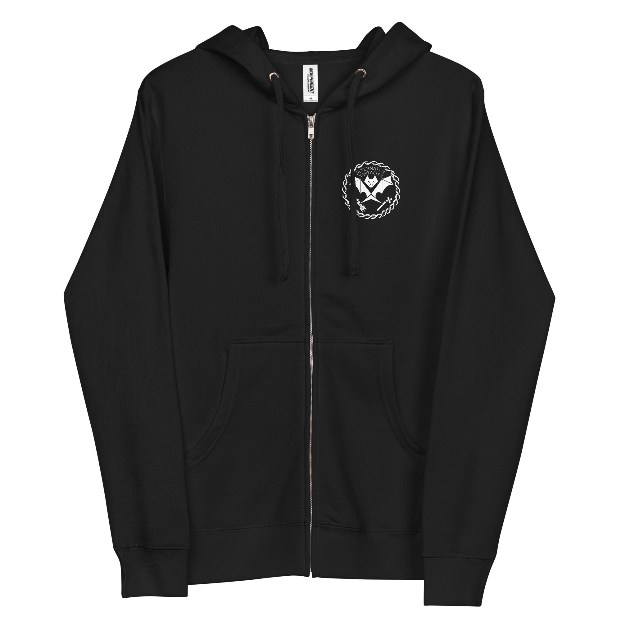 "New Frontiers Of Sick And Wrong Since 1979" feat. THE DARTS Unisex Zip Up Hoodie