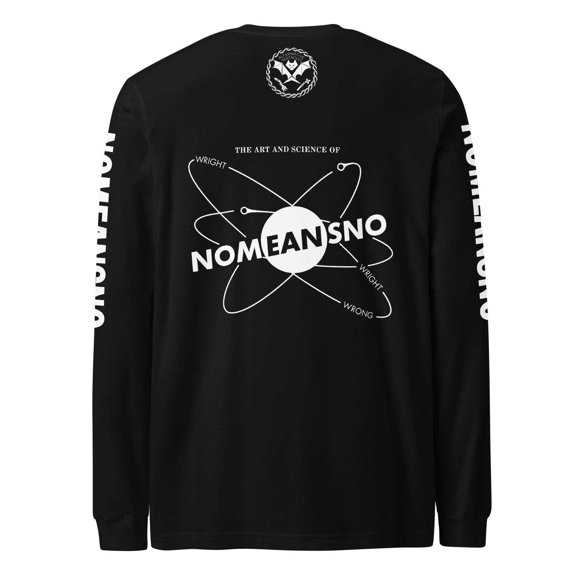 Nomeansno "Mr Happy" Black Unisex Long Sleeve Tee