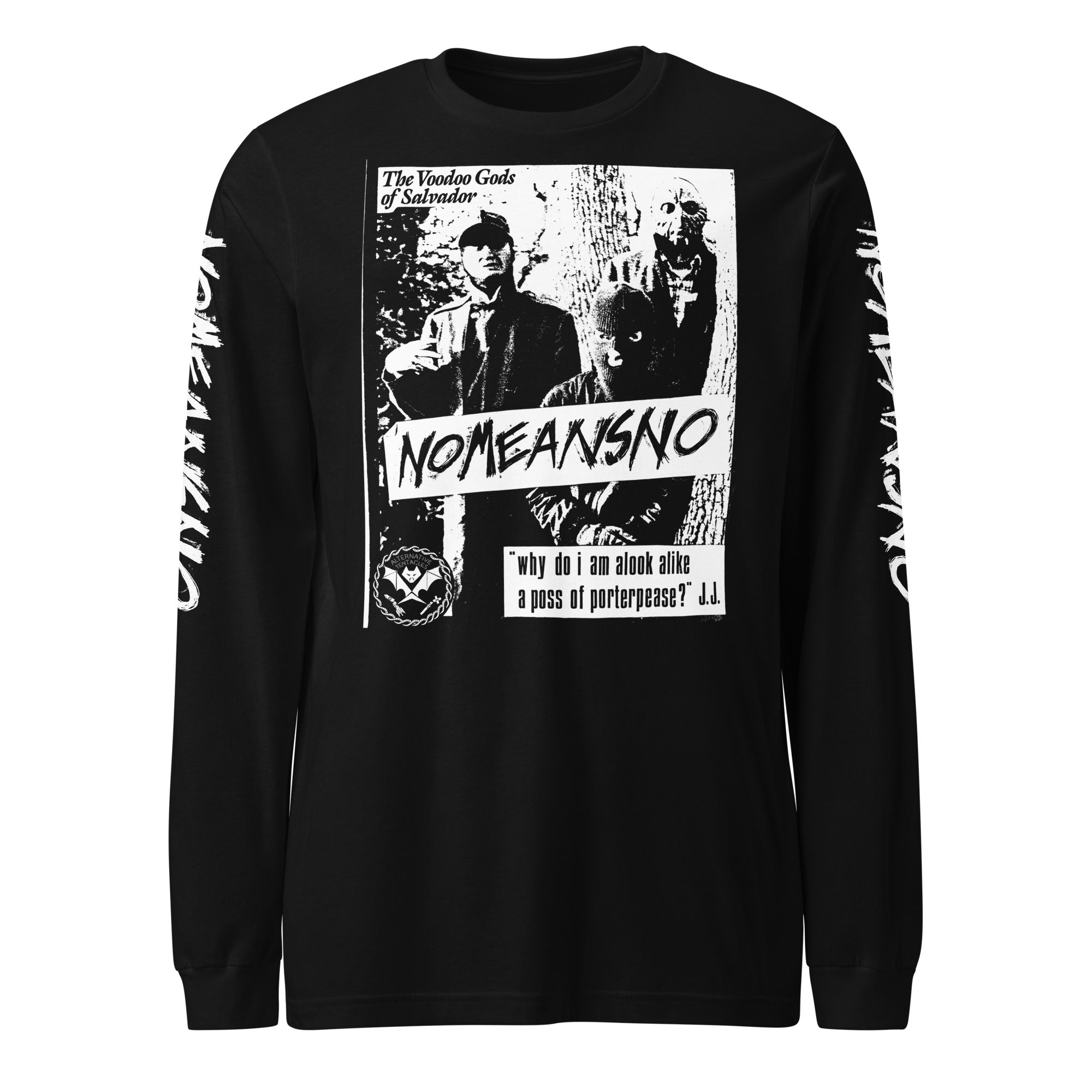 Nomeansno "Voodoo Gods" Black Unisex Long Sleeve Tee