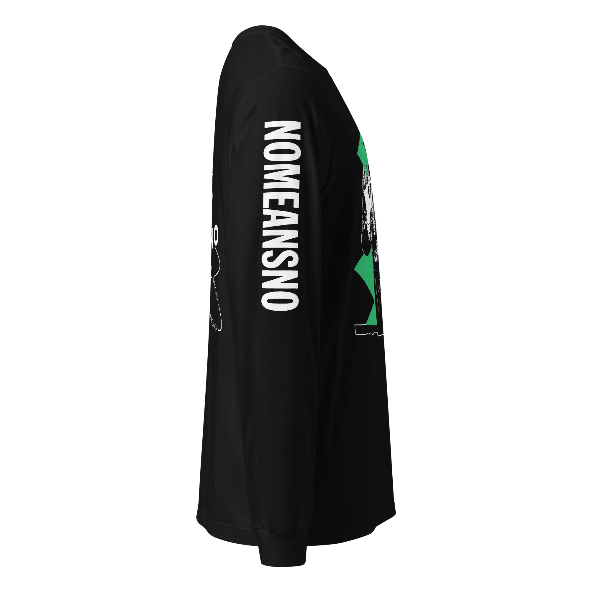 Nomeansno "Mr Happy" Black Unisex Long Sleeve Tee