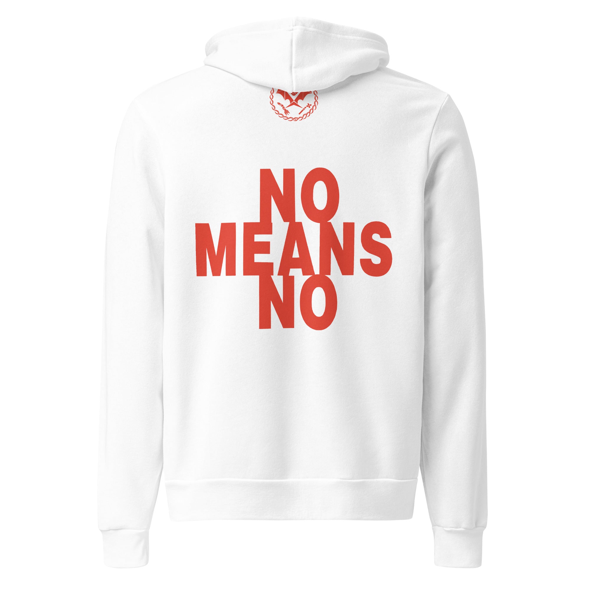 Nomeansno "Kill Everyone Now" White Pullover Hoodie