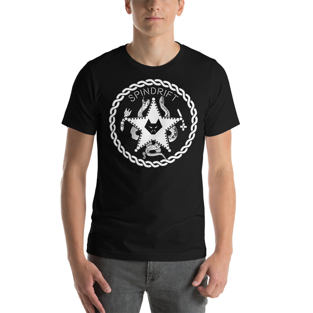 "Spindrift - AT Bat" Unisex Black T-shirt