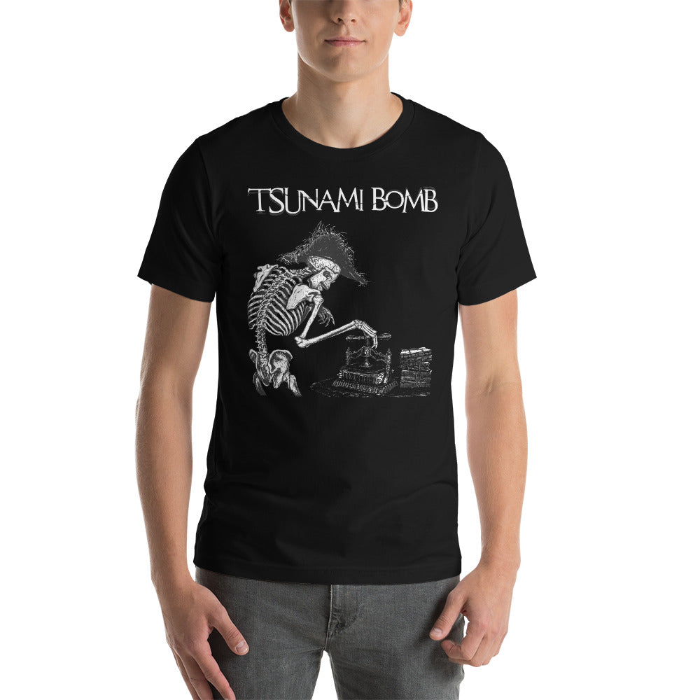 TSUNAMI BOMB "The Spine That Binds" Unisex Black T-shirt