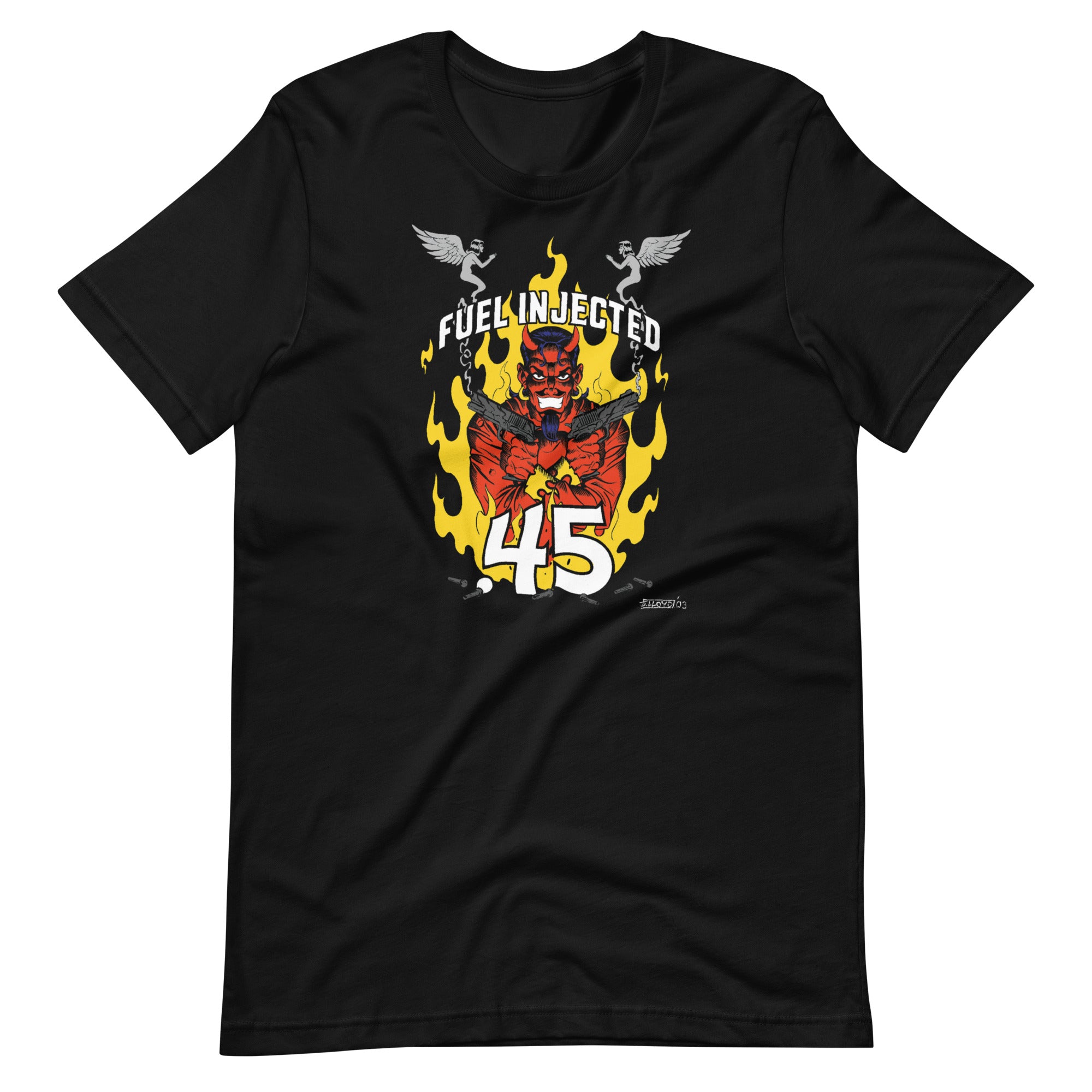 Fuel Injected .45 Devil by James Lloyd Tee