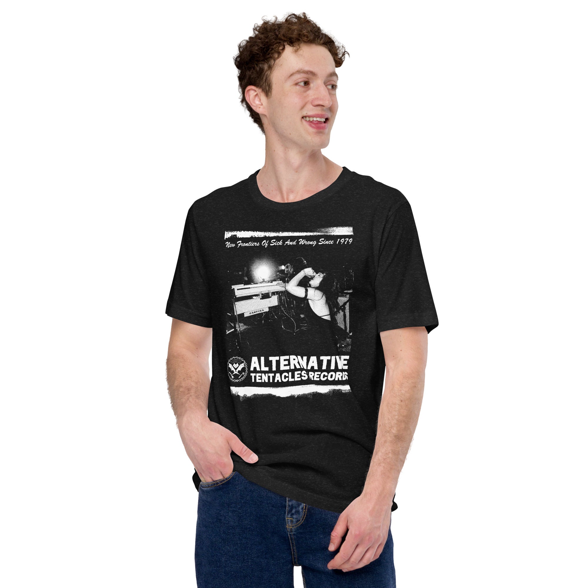 "New Frontiers Of Sick And Wrong Since 1979" feat. THE DARTS Unisex T-Shirt