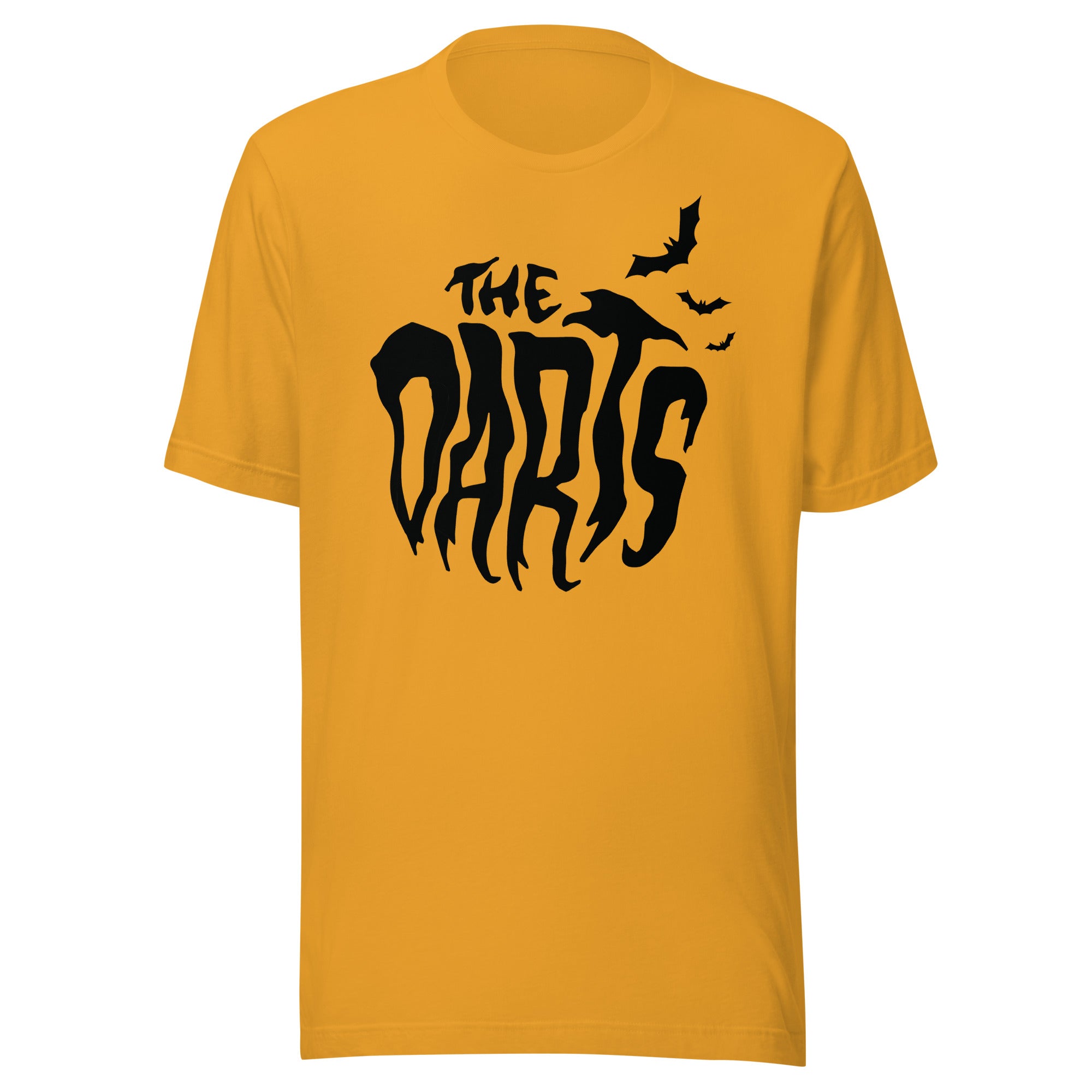 THE DARTS YELLOW "BLACK BAT" UNISEX T-SHIRT