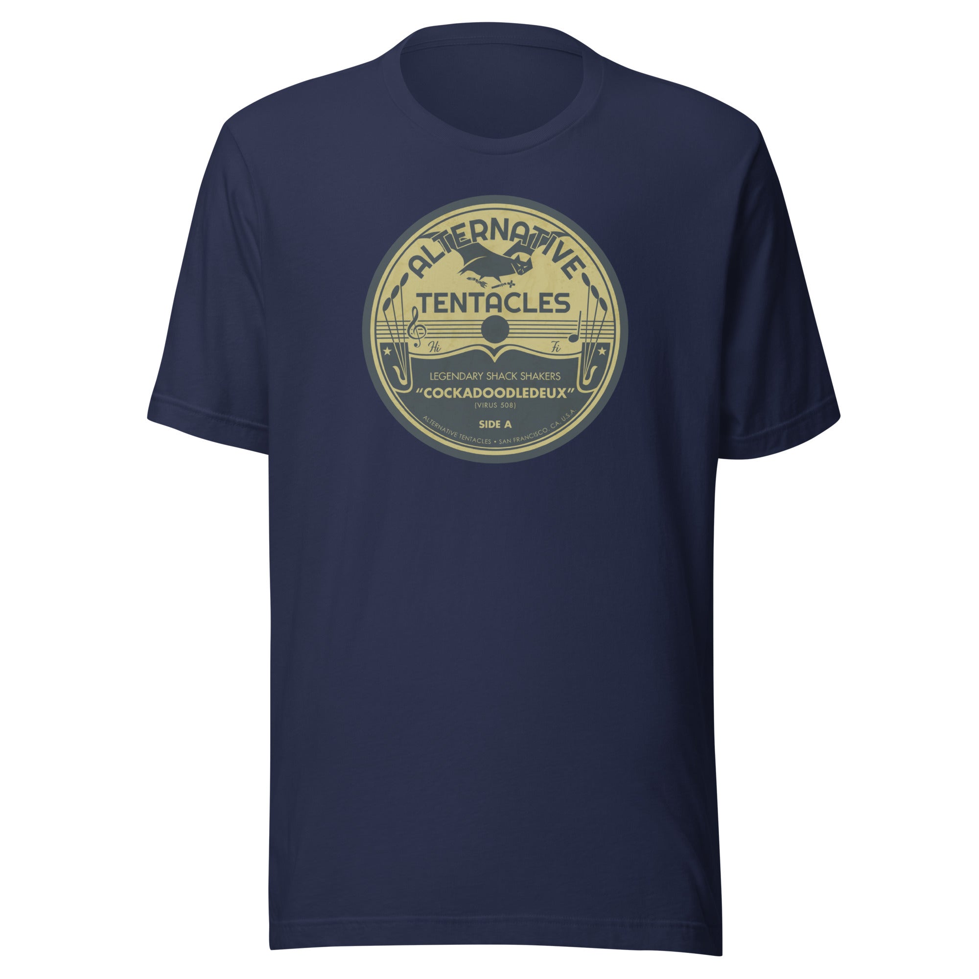 Legendary Shack Shakers "Cockadoodledeux" Unisex Blue T-Shirt