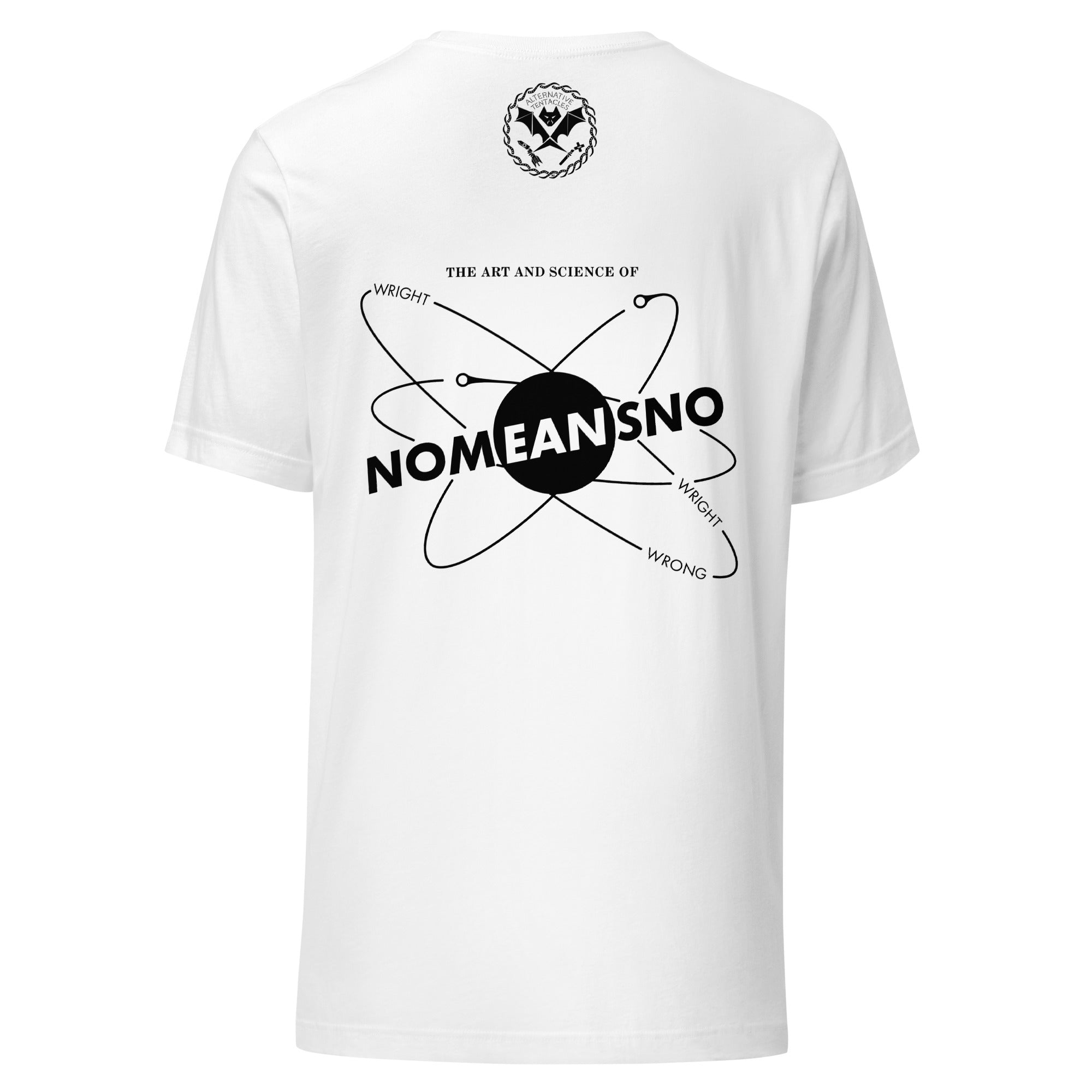 Nomeansno "Mr Happy" White Unisex T-shirt