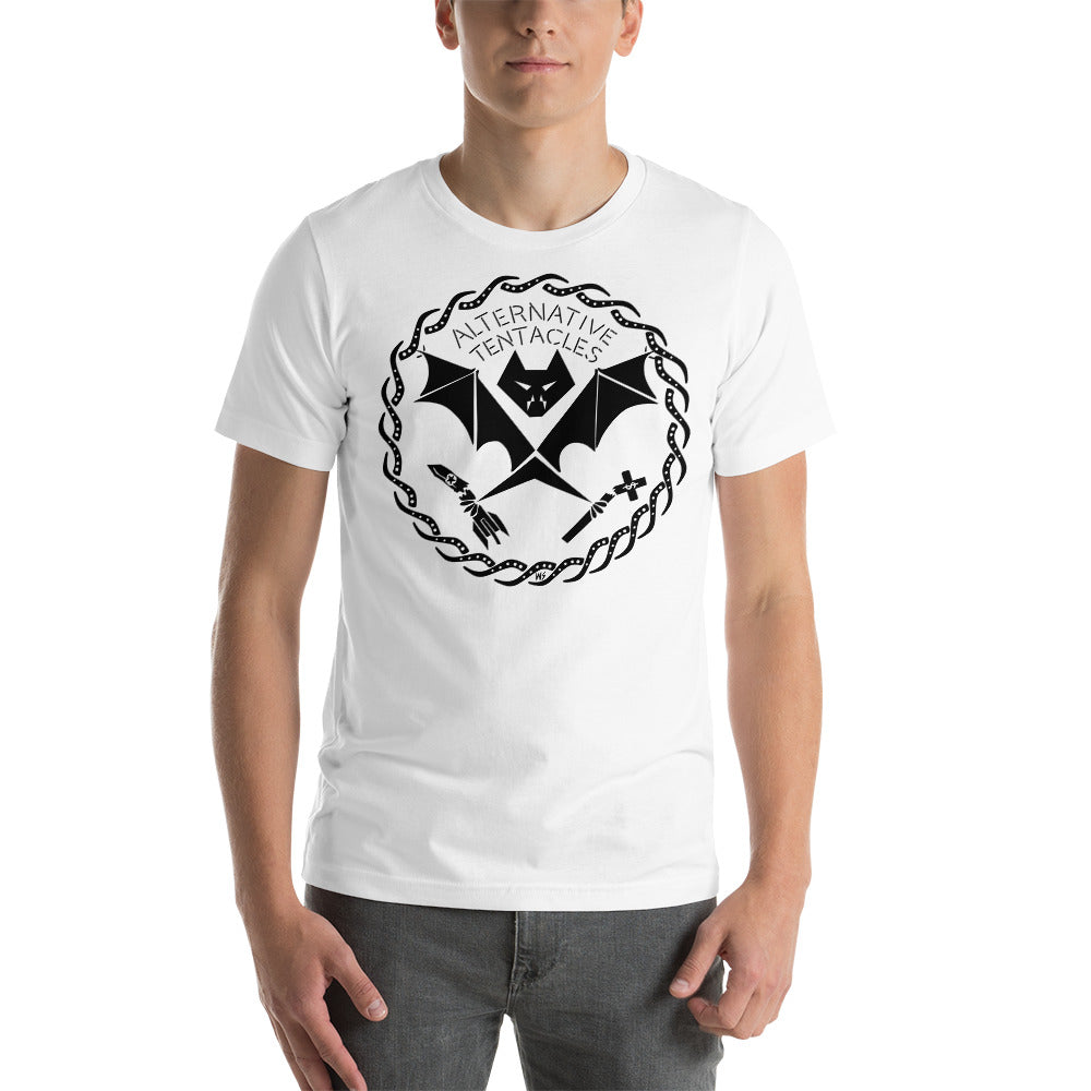 Classic "A.T. Bat Logo"  Unisex White T-shirt