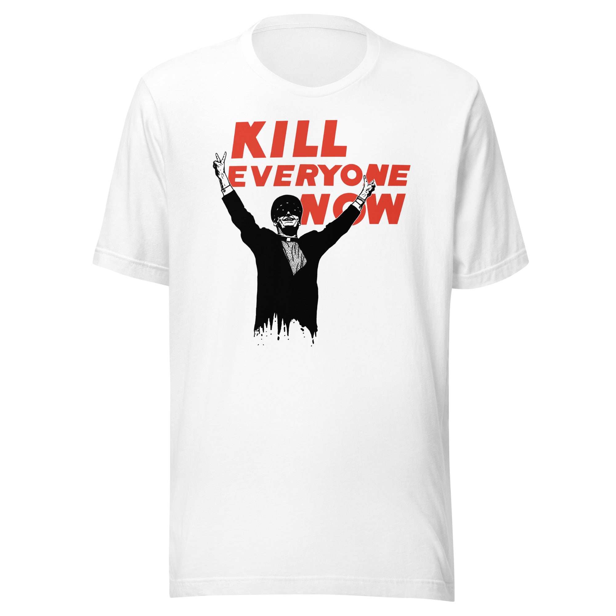 Nomeansno "Kill Everyone Now" Unisex White T-shirt