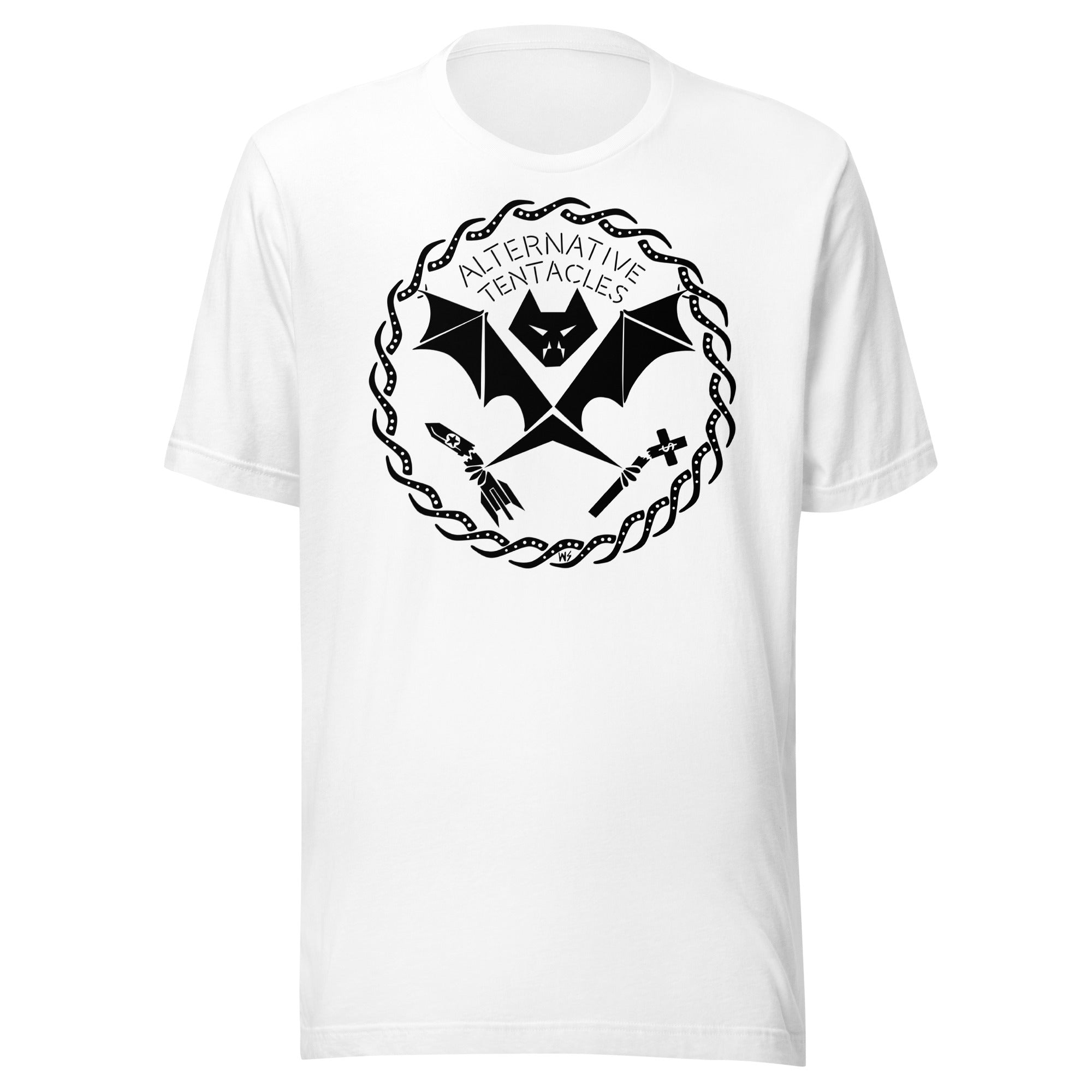 Classic "A.T. Bat Logo"  Unisex White T-shirt
