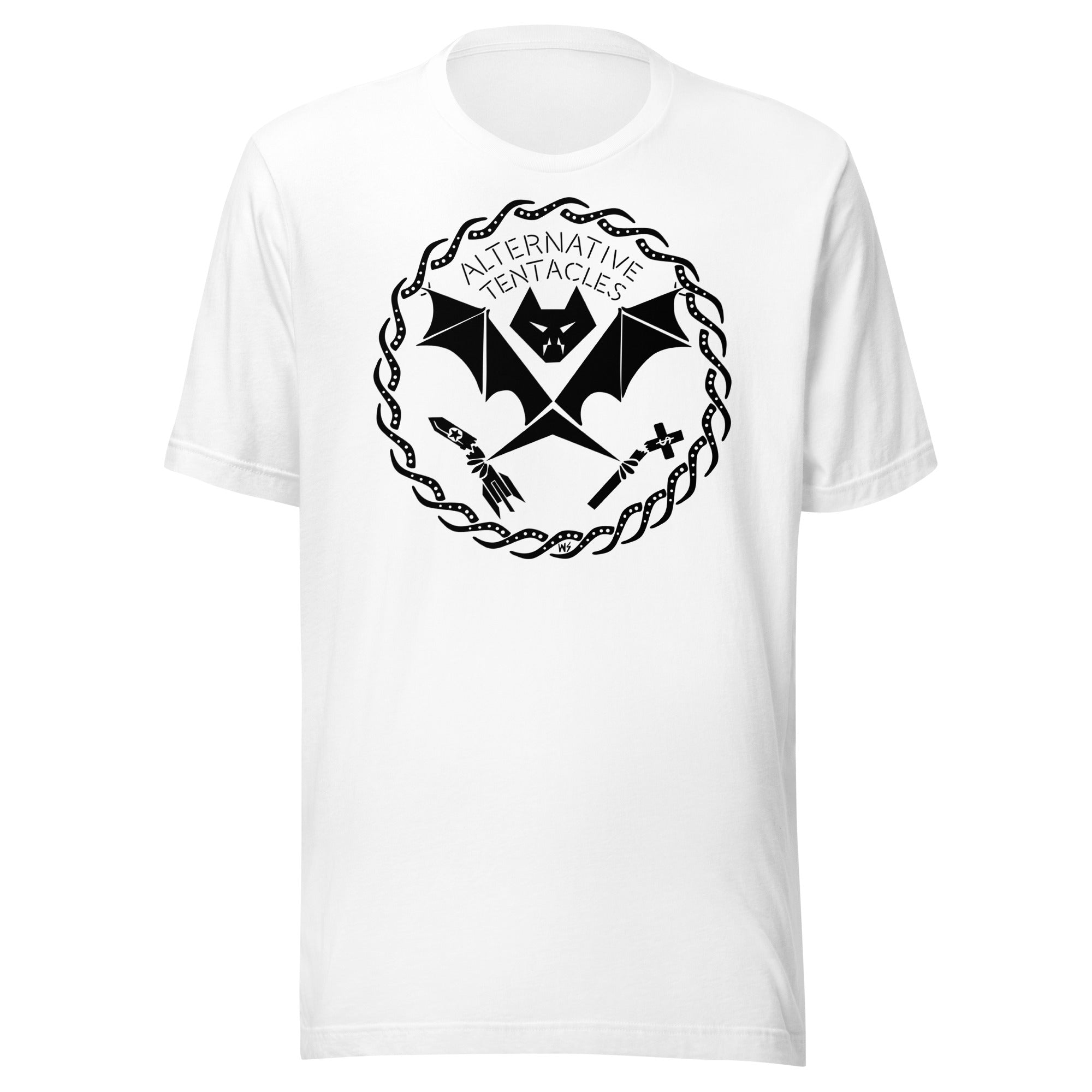 Classic "A.T. Bat Logo"  Unisex White T-shirt