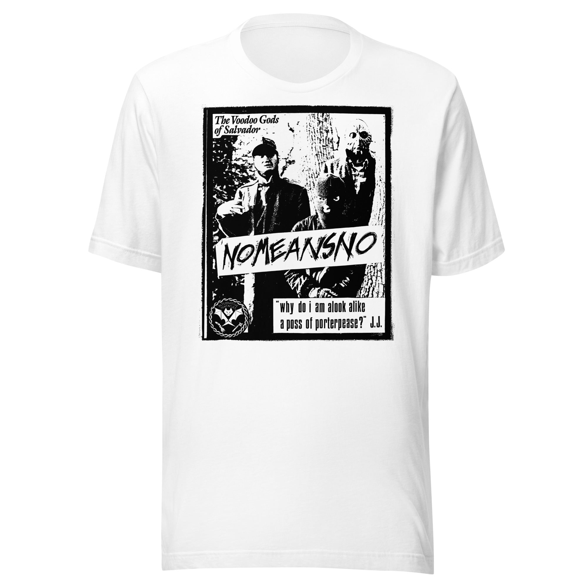 Nomeansno "Voodoo Gods" White Unisex t-shirt