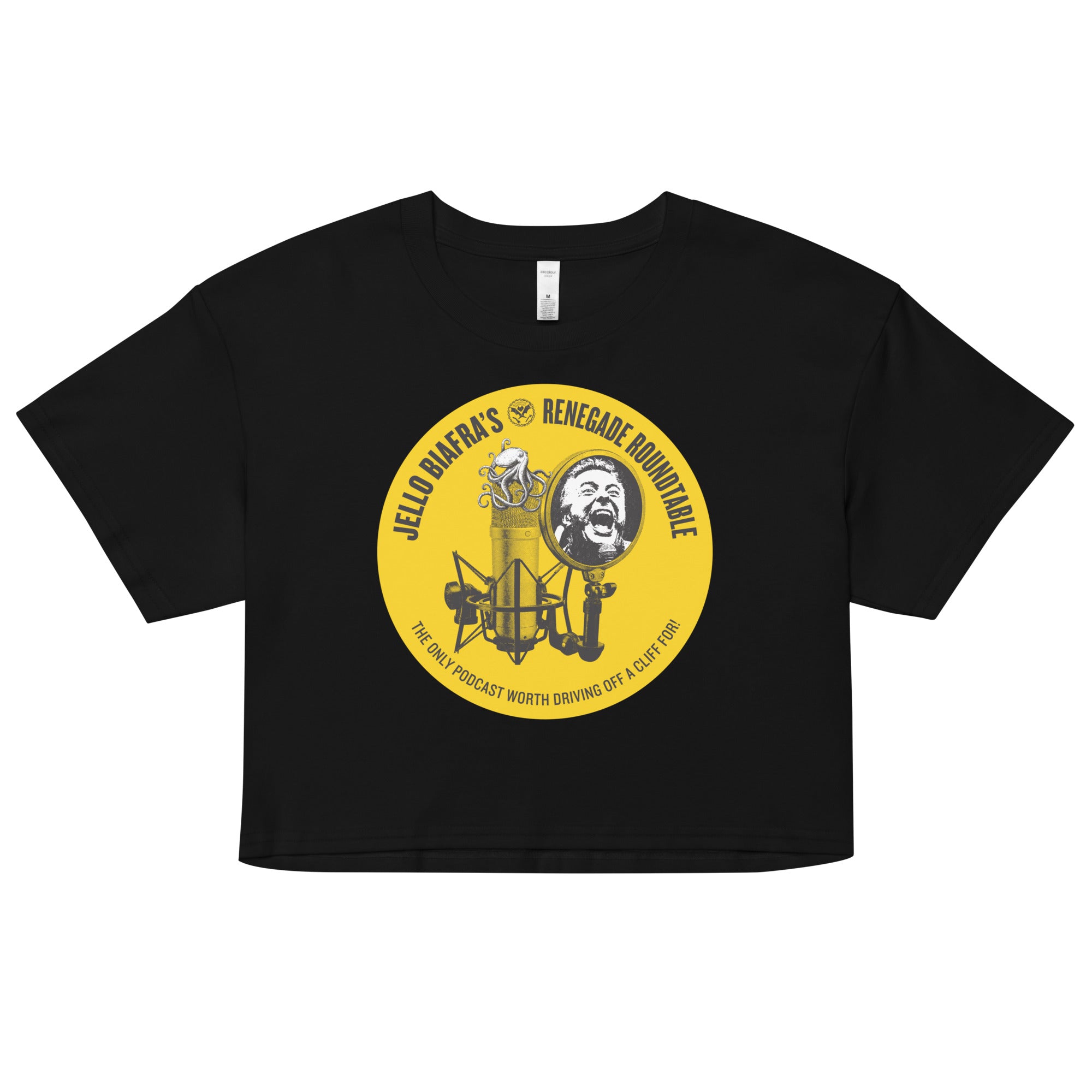 JELLO BIAFRA'S RENEGADE ROUNDTABLE CROP TOP