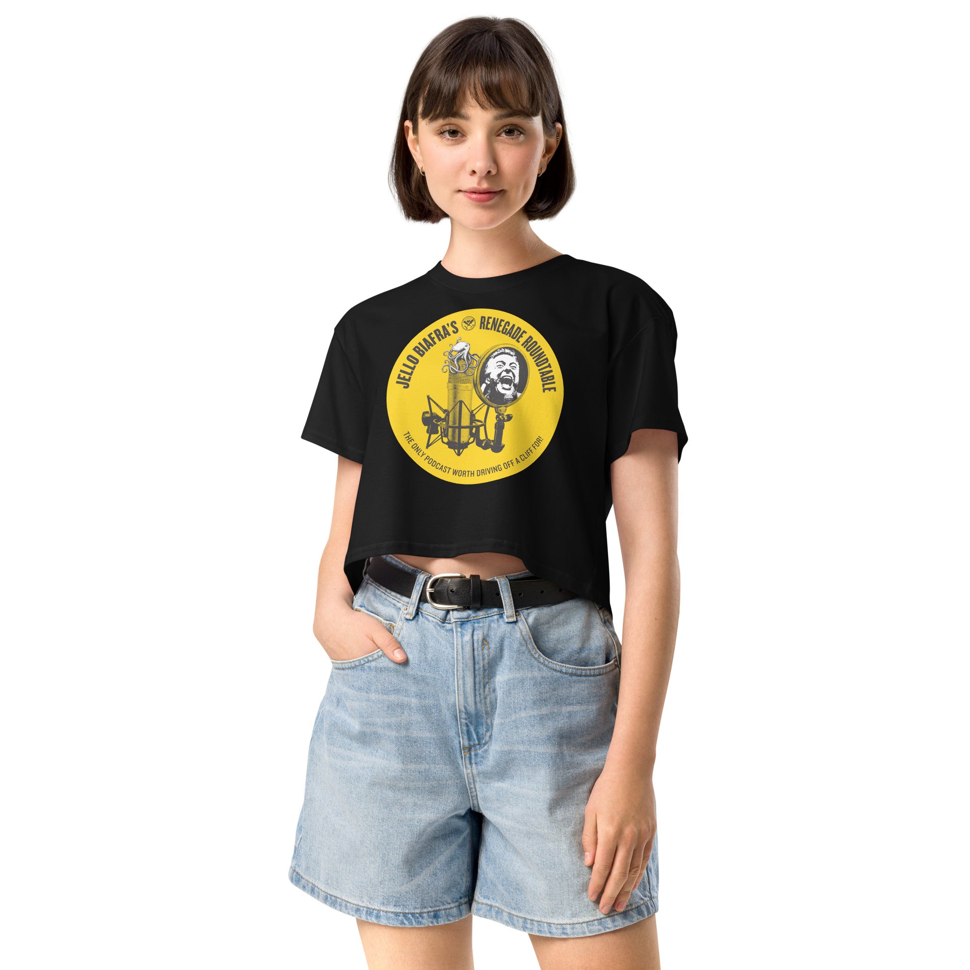 JELLO BIAFRA'S RENEGADE ROUNDTABLE CROP TOP
