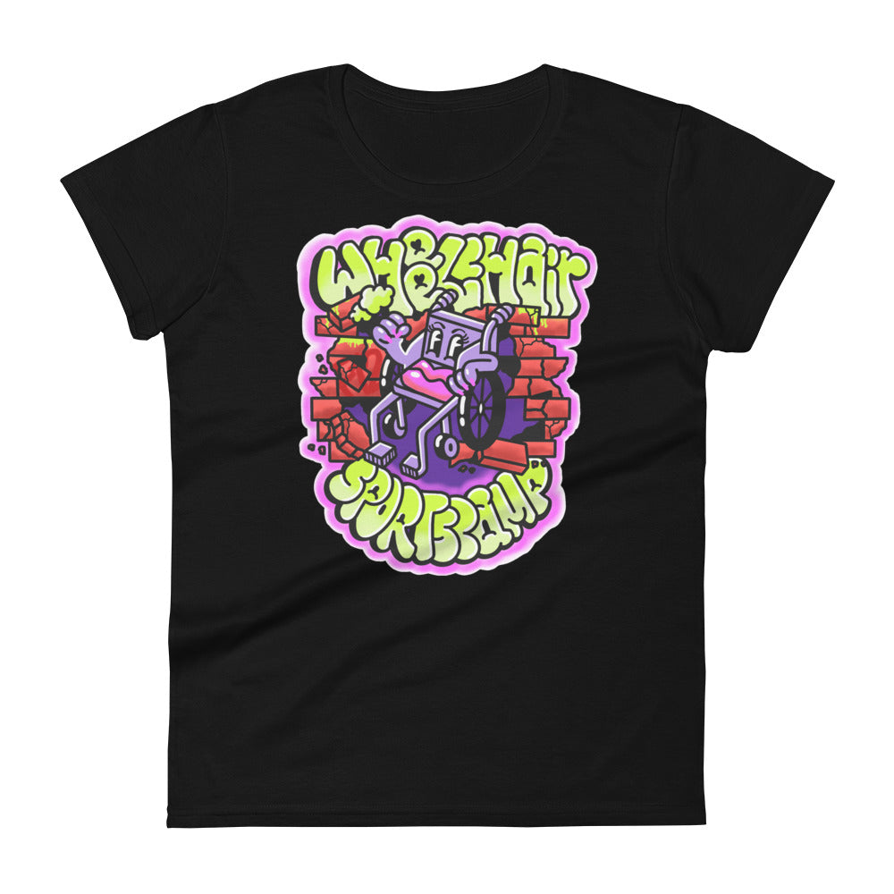 WHEELCHAIR SPORTS CAMP Femme Black T-shirt