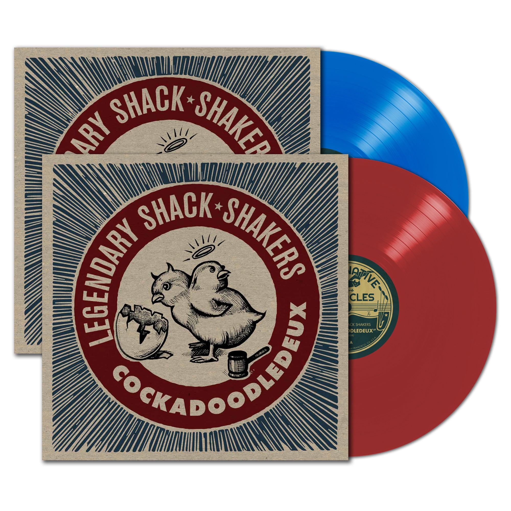 Virus508 Cover-Vinyl Red-Blue